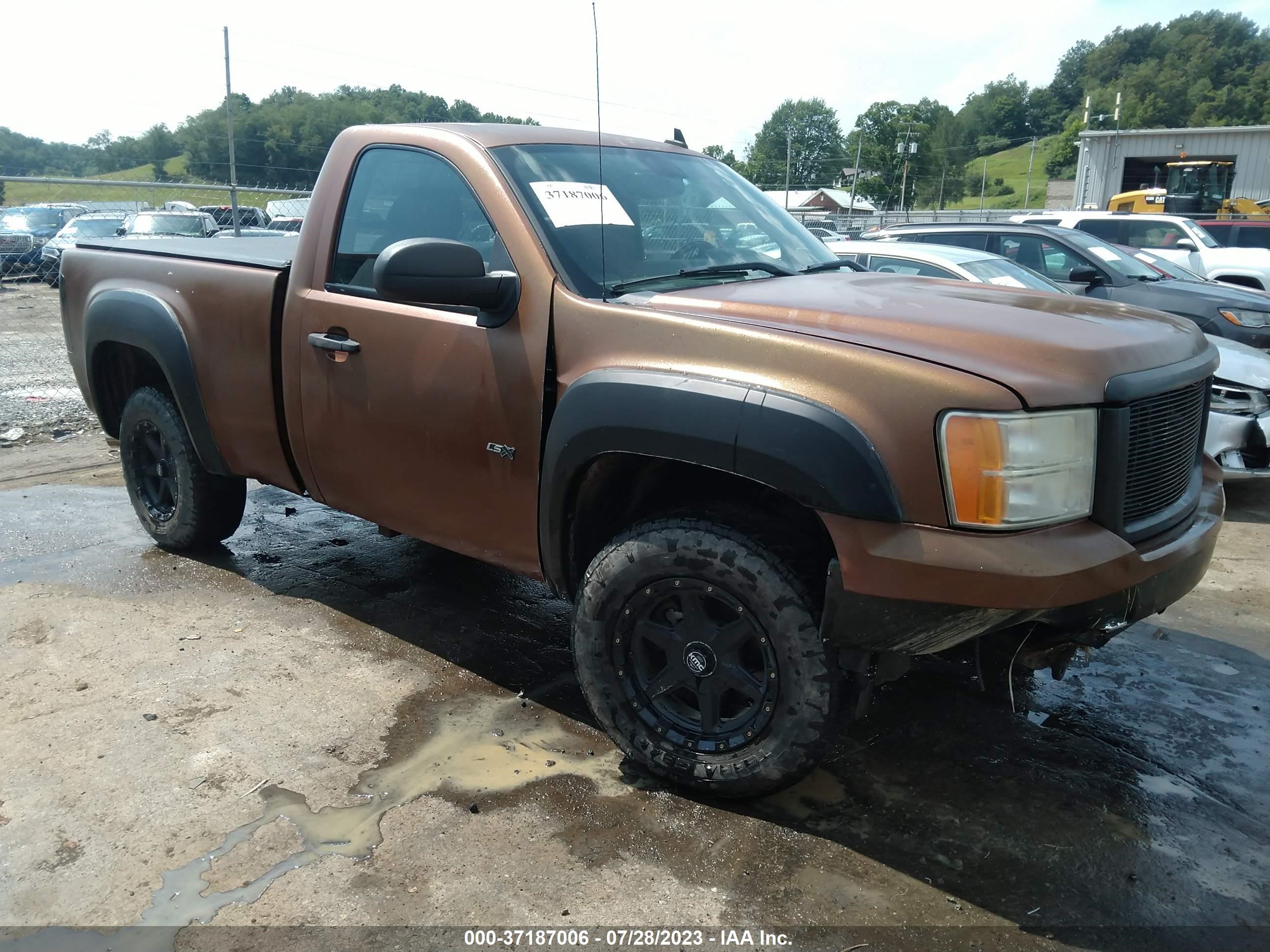 GMC SIERRA 2008 1gtek14088z156732