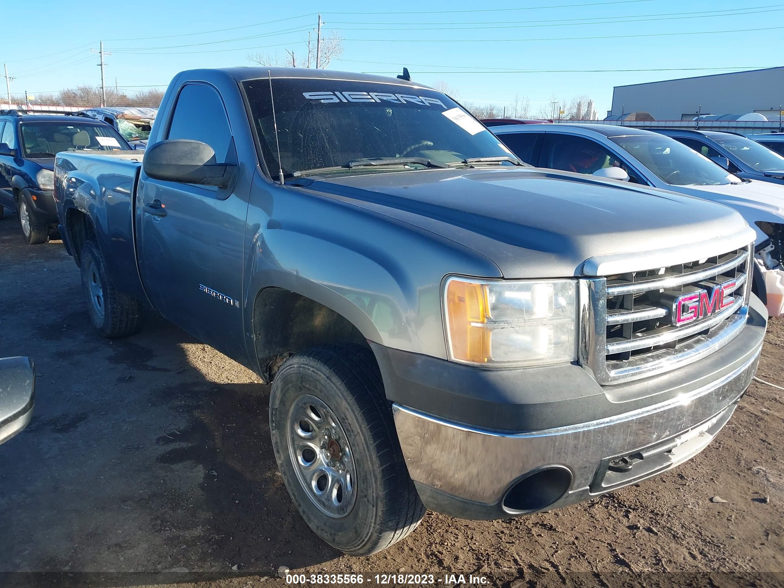 GMC SIERRA 2008 1gtek14c18z123260