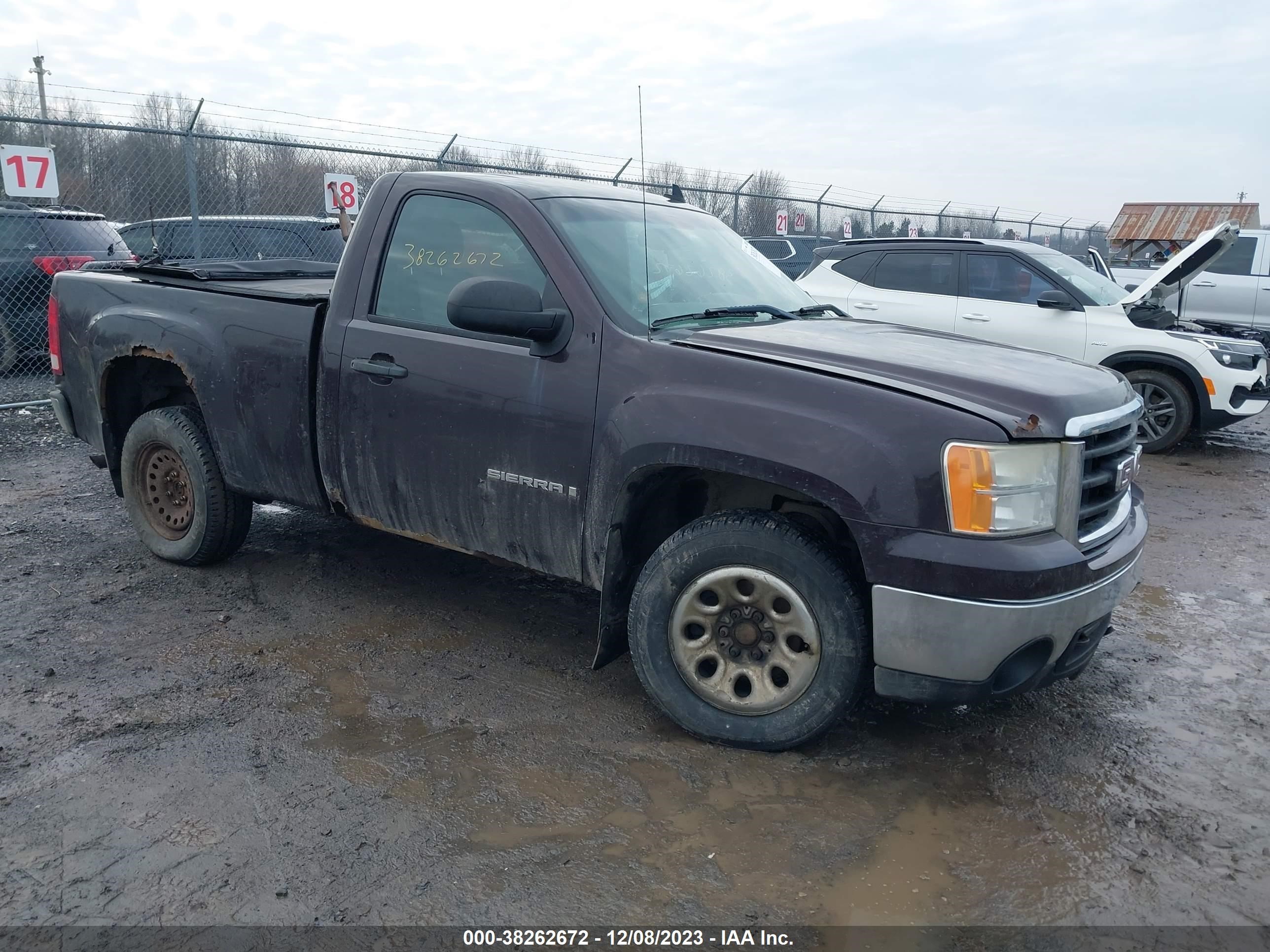 GMC SIERRA 2008 1gtek14c38z190779