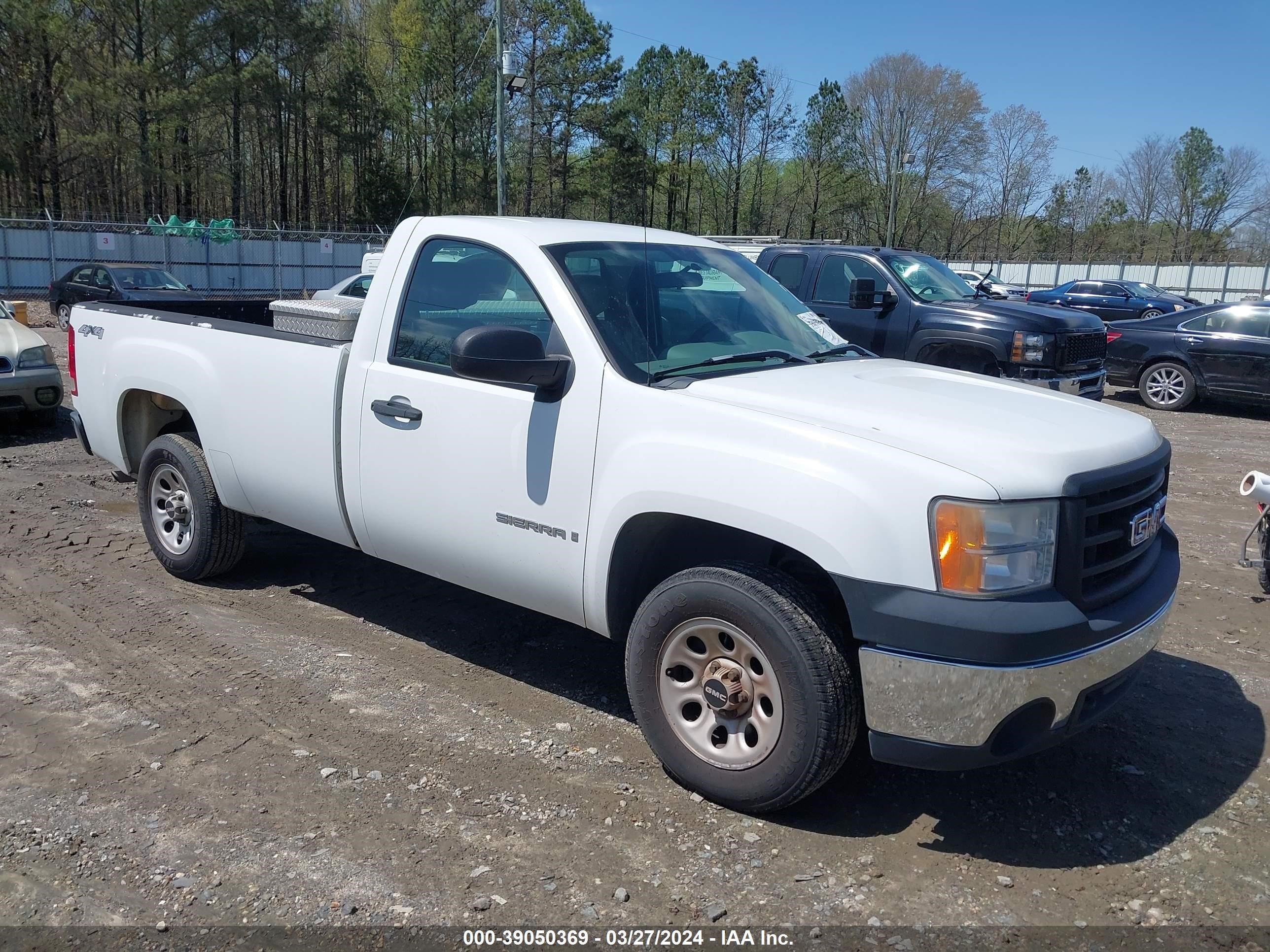 GMC SIERRA 2007 1gtek14j37z597577