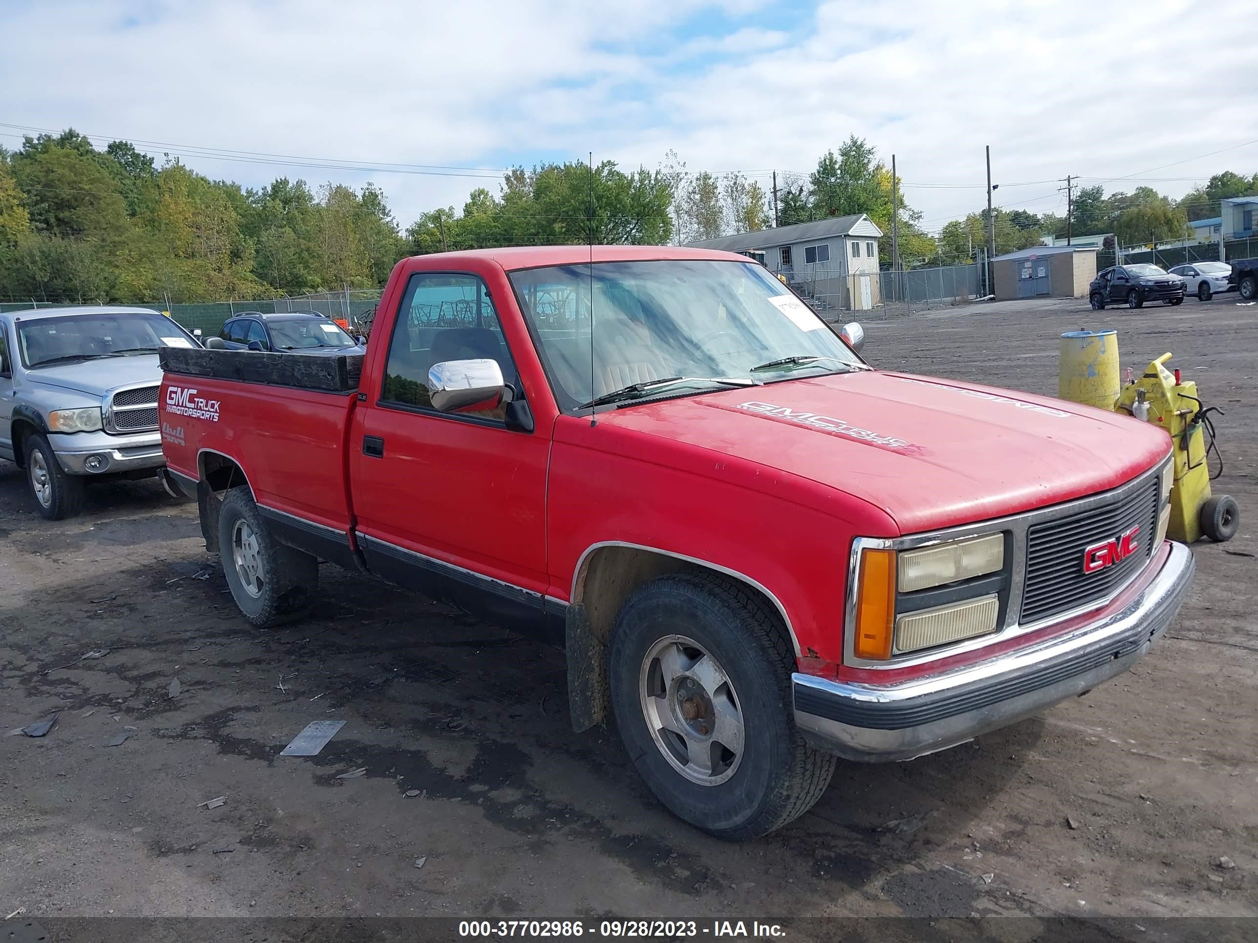 GMC SIERRA 1993 1gtek14kxpe551468