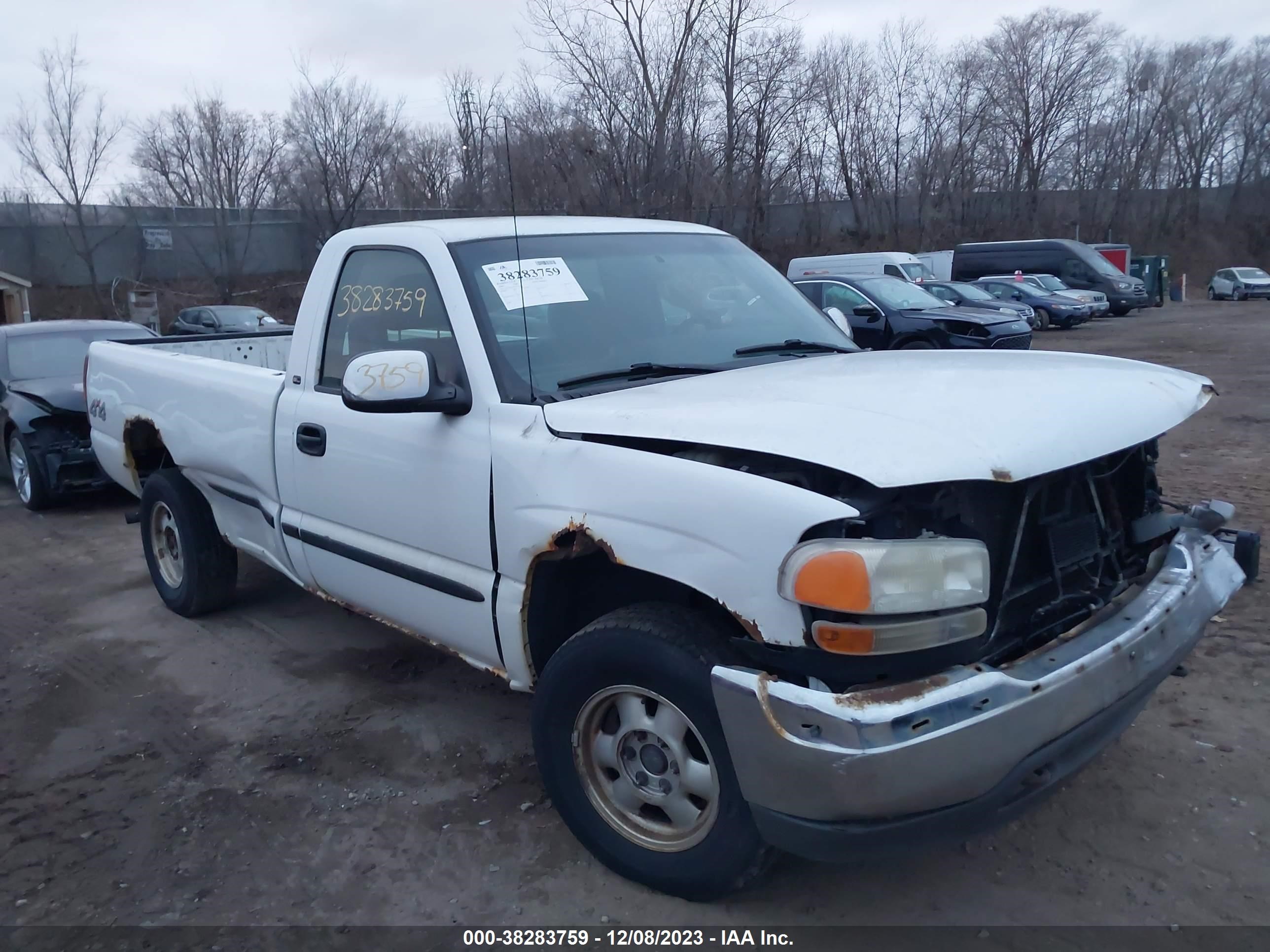 GMC SIERRA 2000 1gtek14t0ye127517