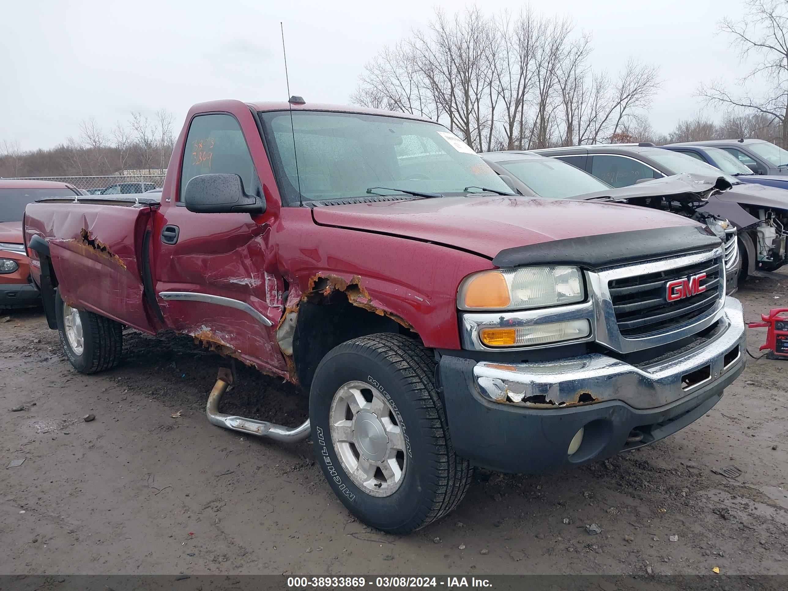 GMC SIERRA 2005 1gtek14t65z221759