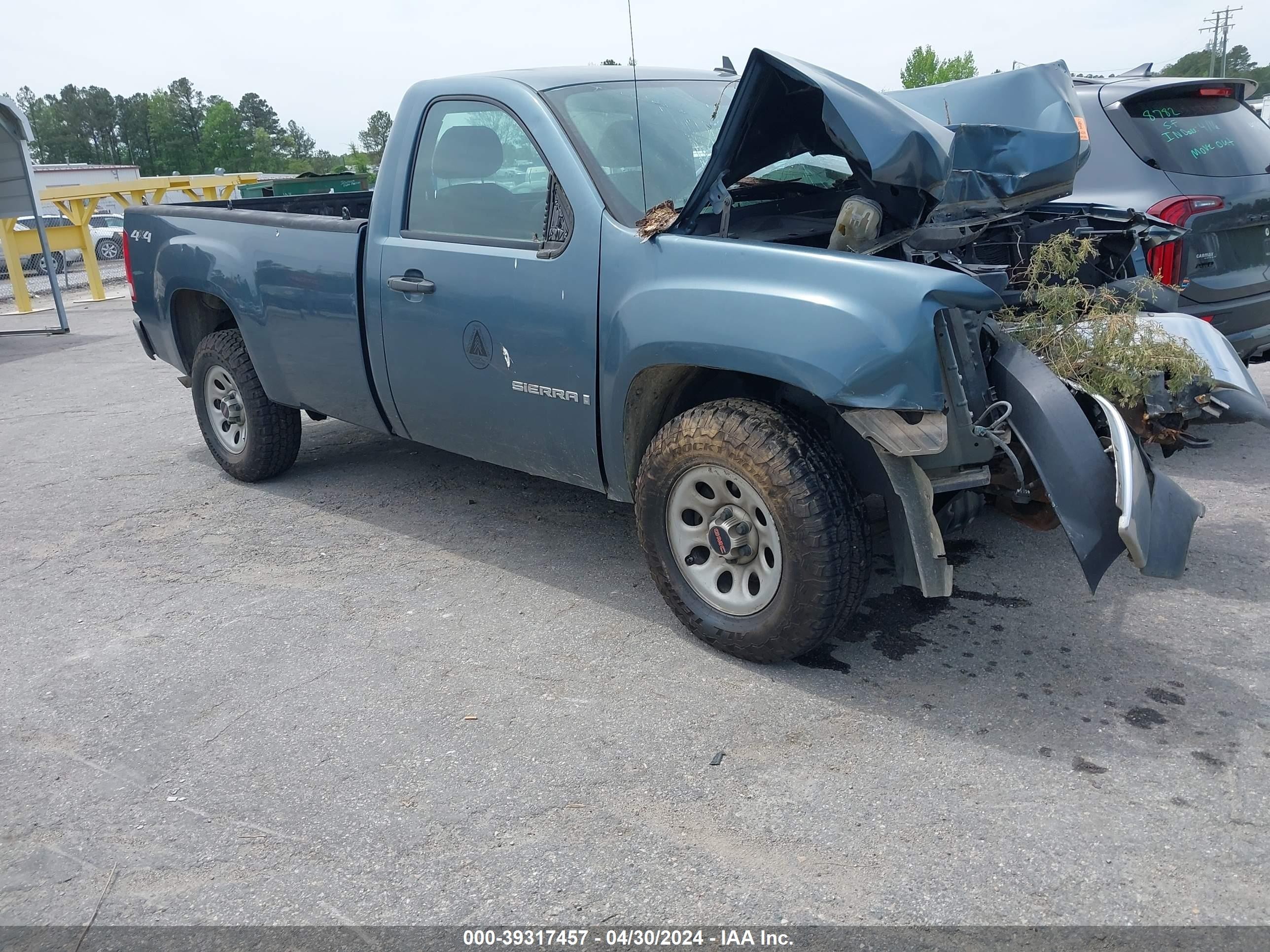 GMC SIERRA 2008 1gtek14x18z287742