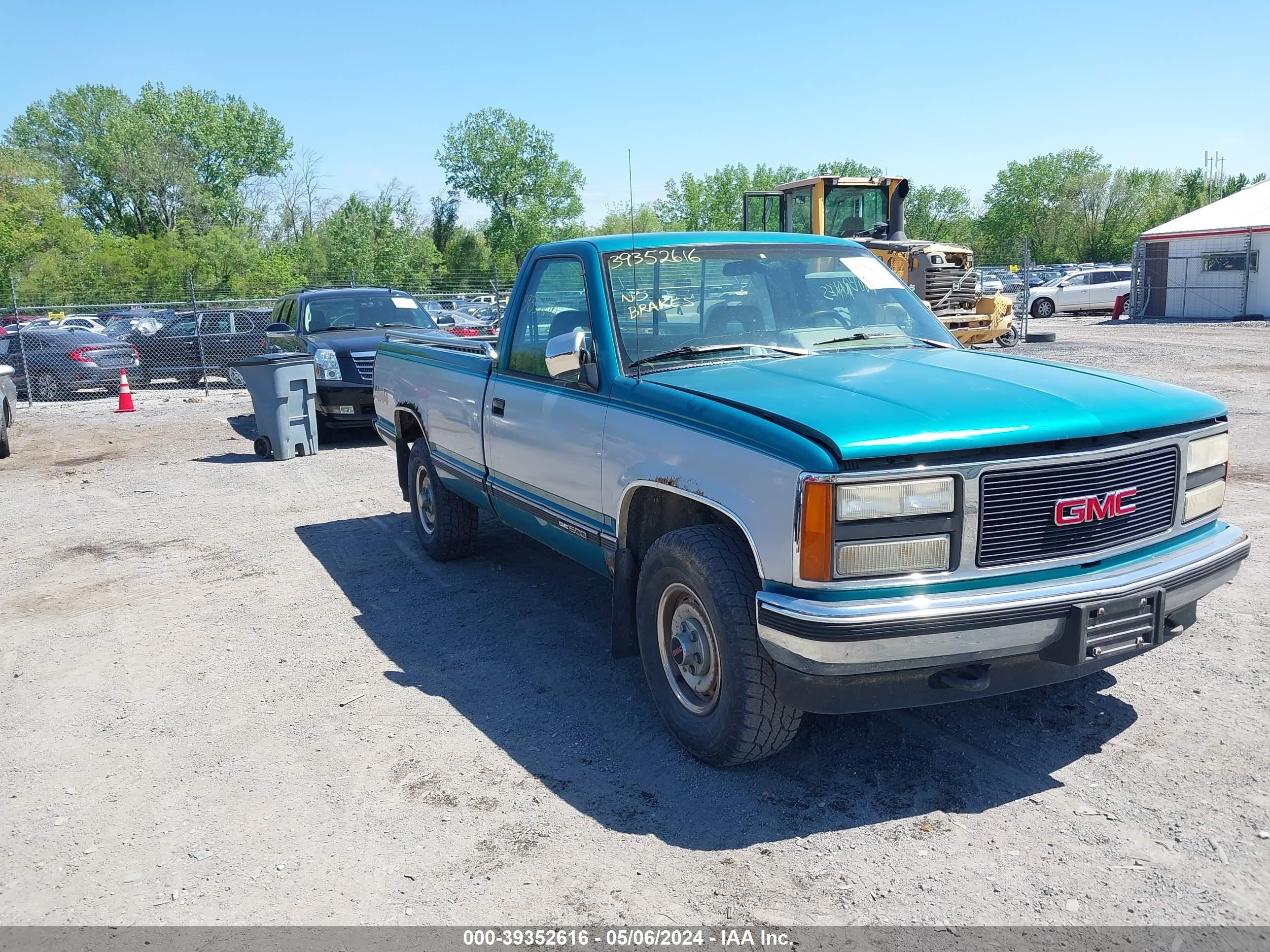 GMC SIERRA 1993 1gtek14z7pz537274