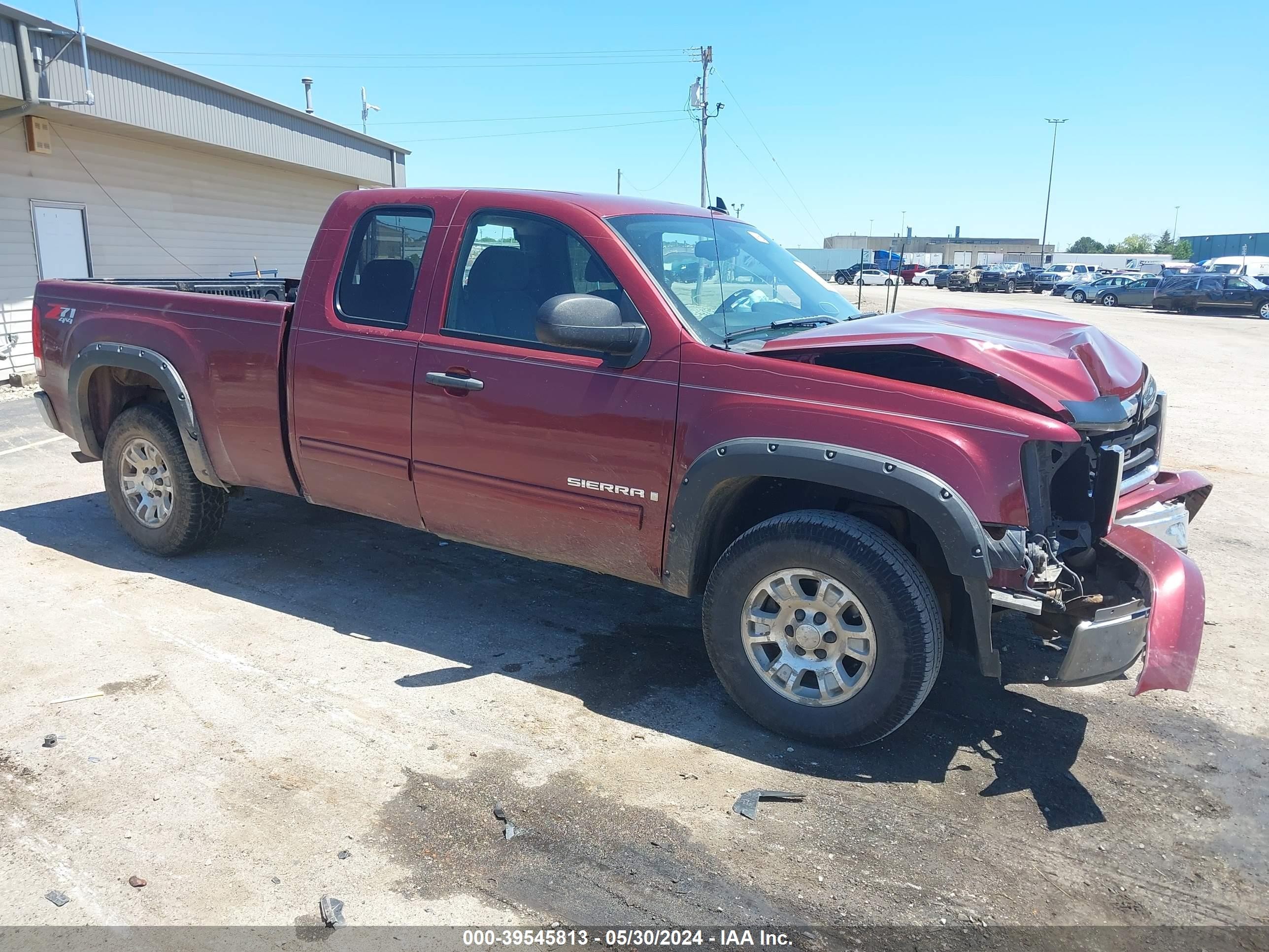 GMC SIERRA 2008 1gtek19018z145354