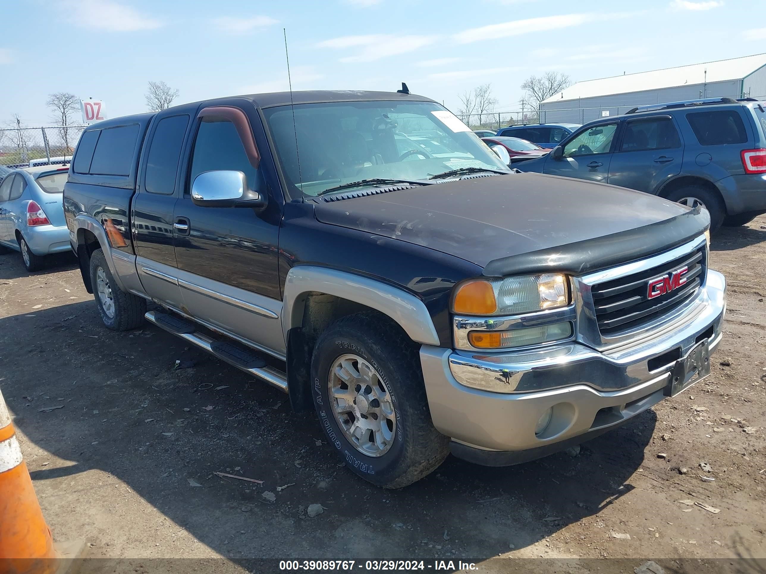 GMC SIERRA 2006 1gtek19b06z233648