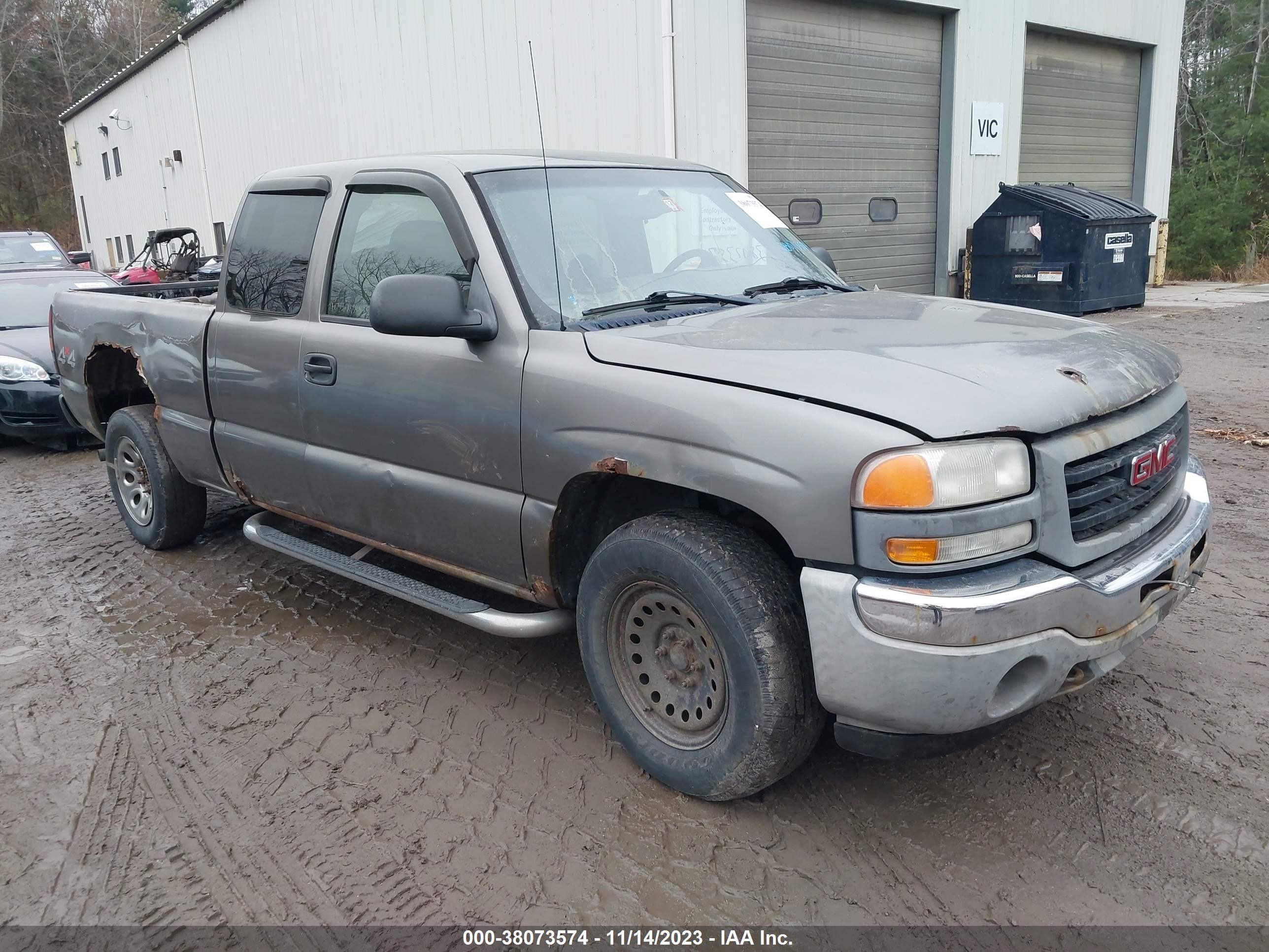 GMC SIERRA 2007 1gtek19b07e181107