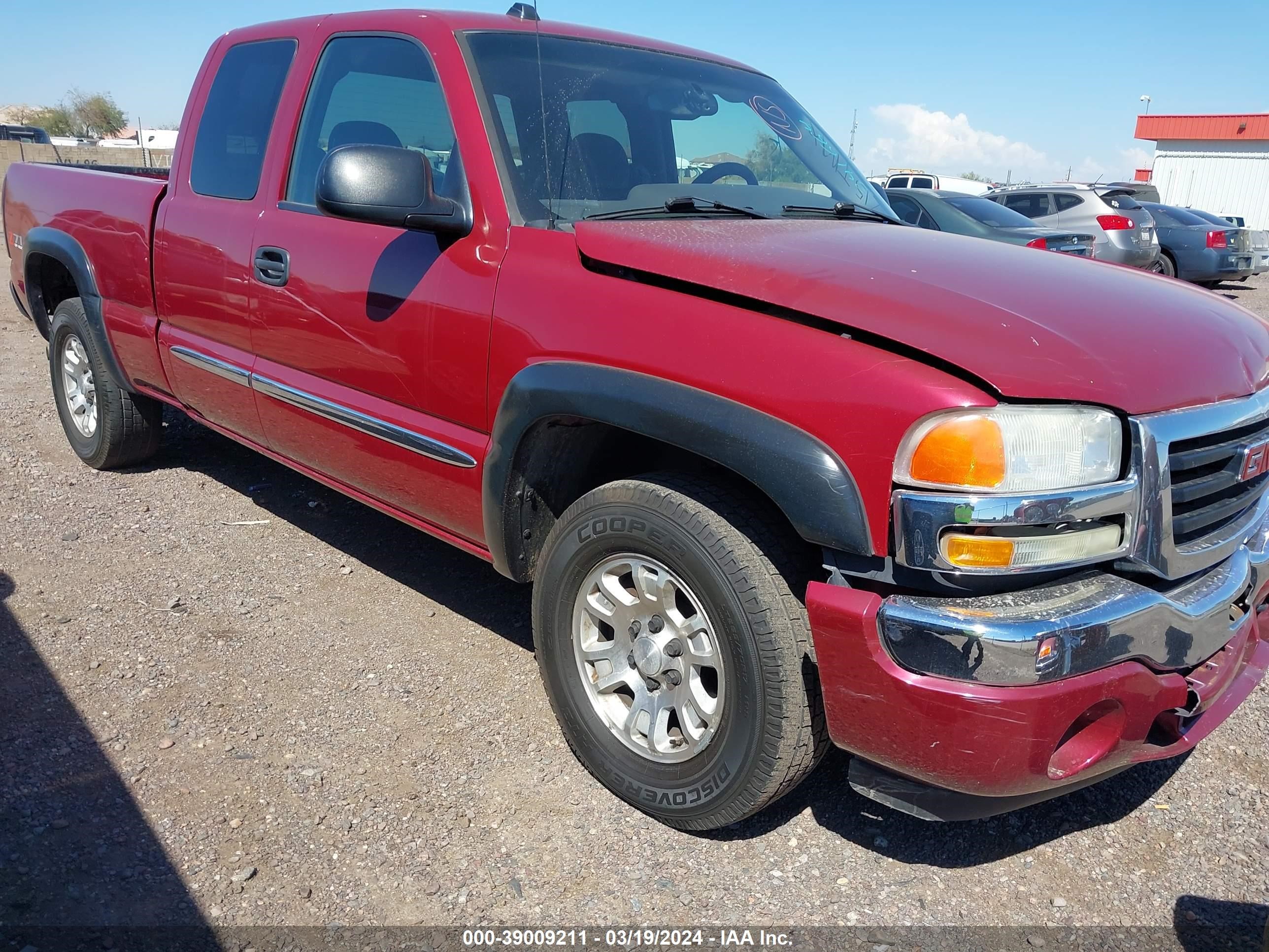 GMC SIERRA 2005 1gtek19b35z341664