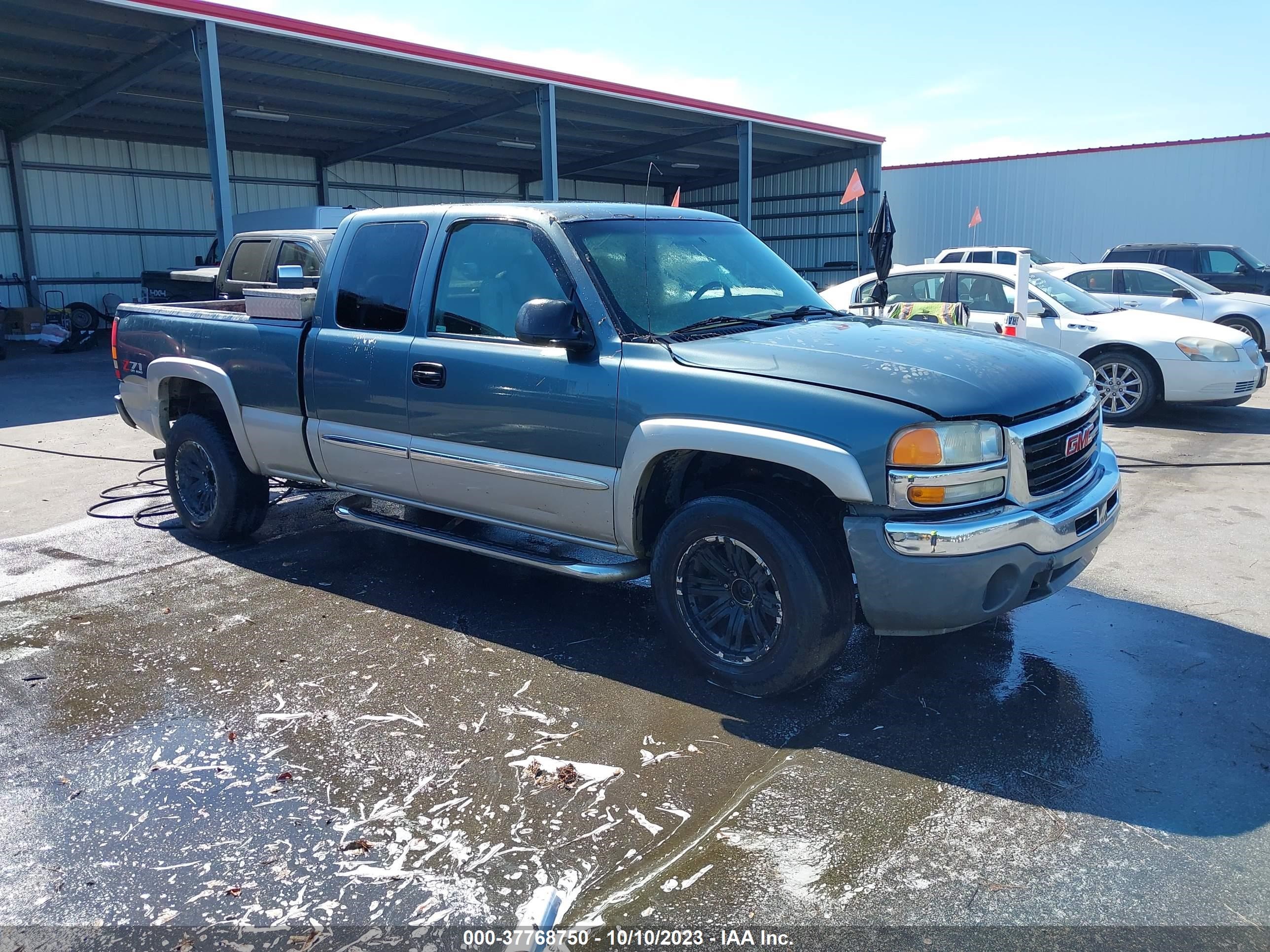 GMC SIERRA 2006 1gtek19bx6z133380