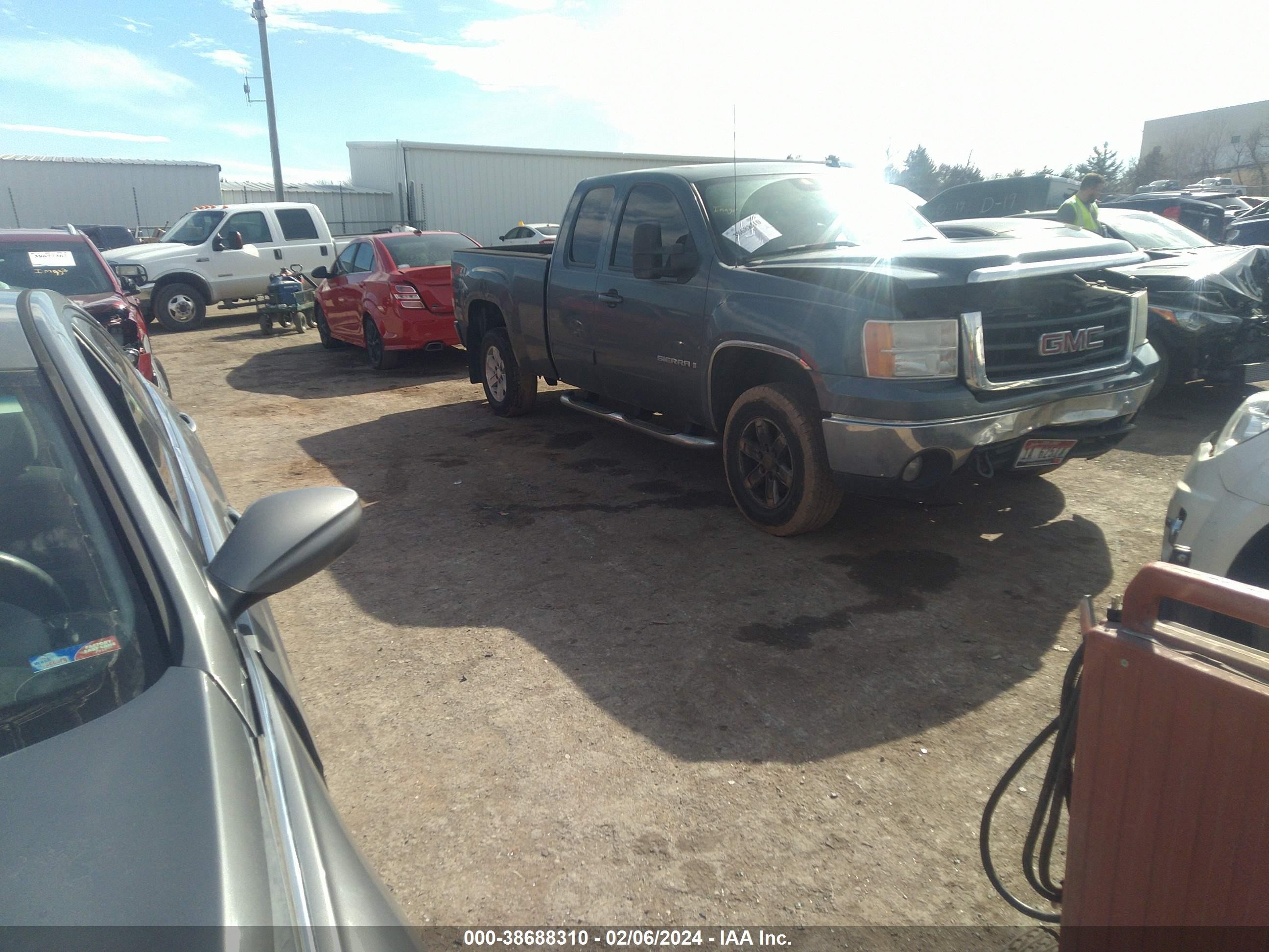 GMC SIERRA 2007 1gtek19j27z508591