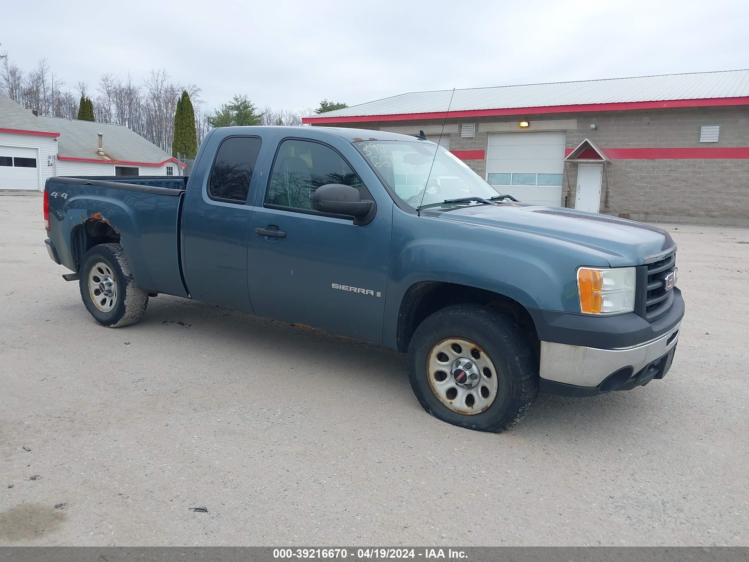 GMC SIERRA 2009 1gtek19j39z214507