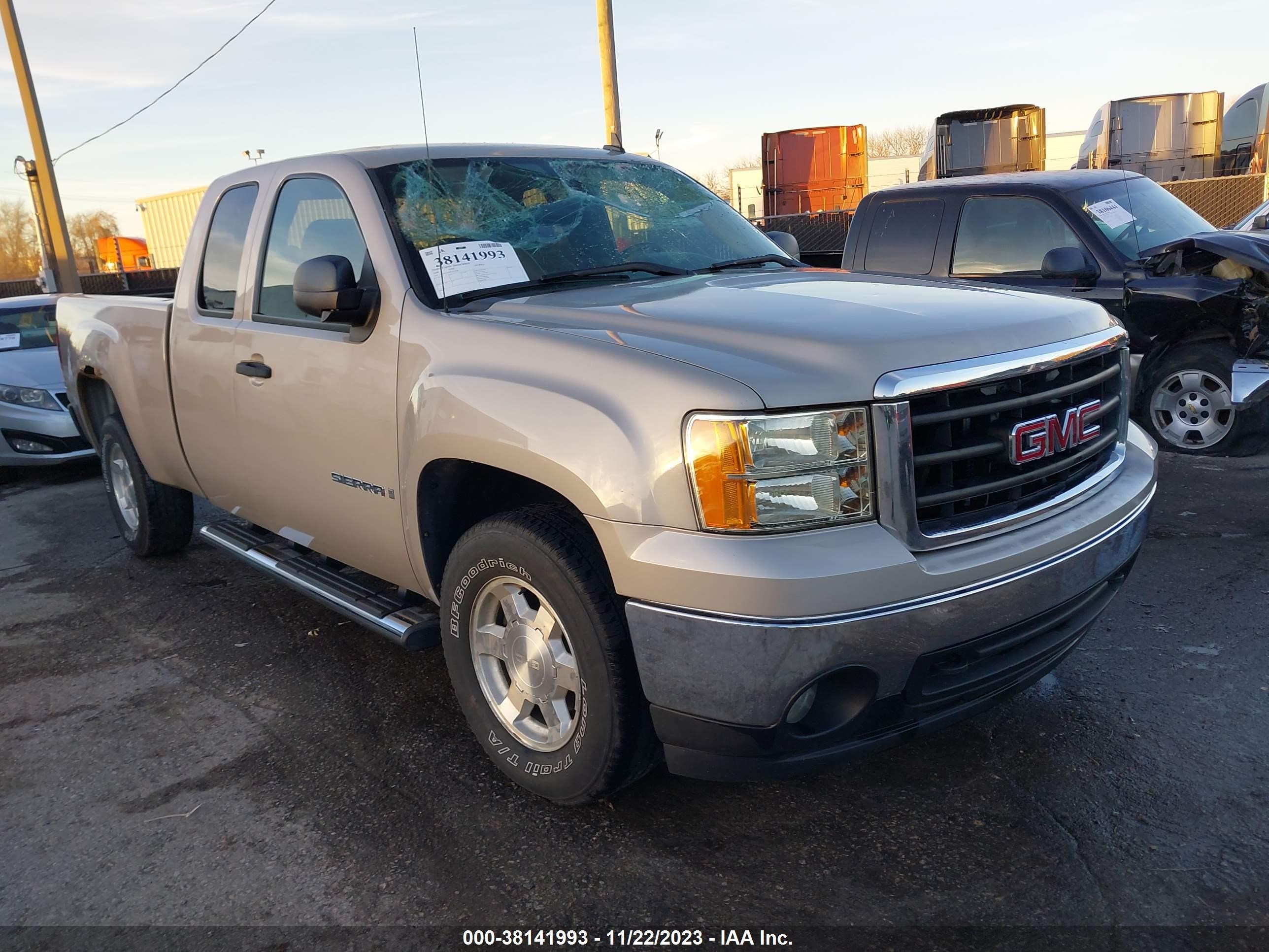 GMC SIERRA 2008 1gtek19j48z152078