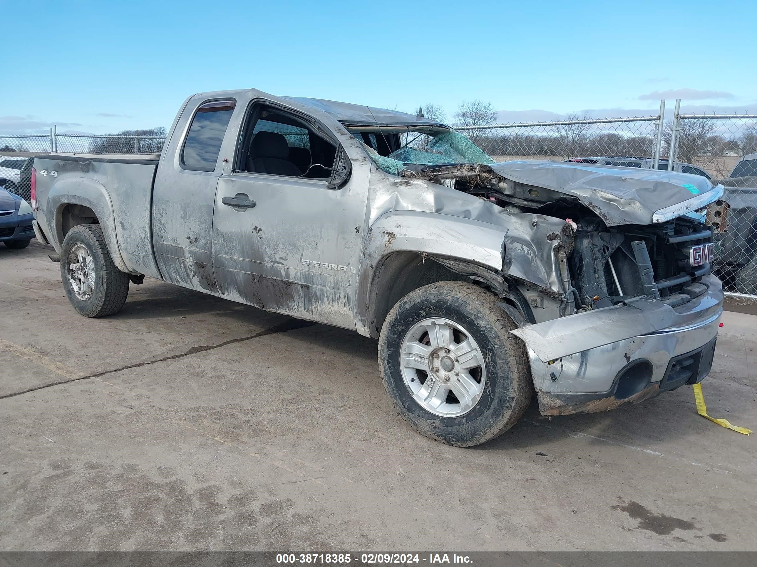 GMC SIERRA 2008 1gtek19j58z247653