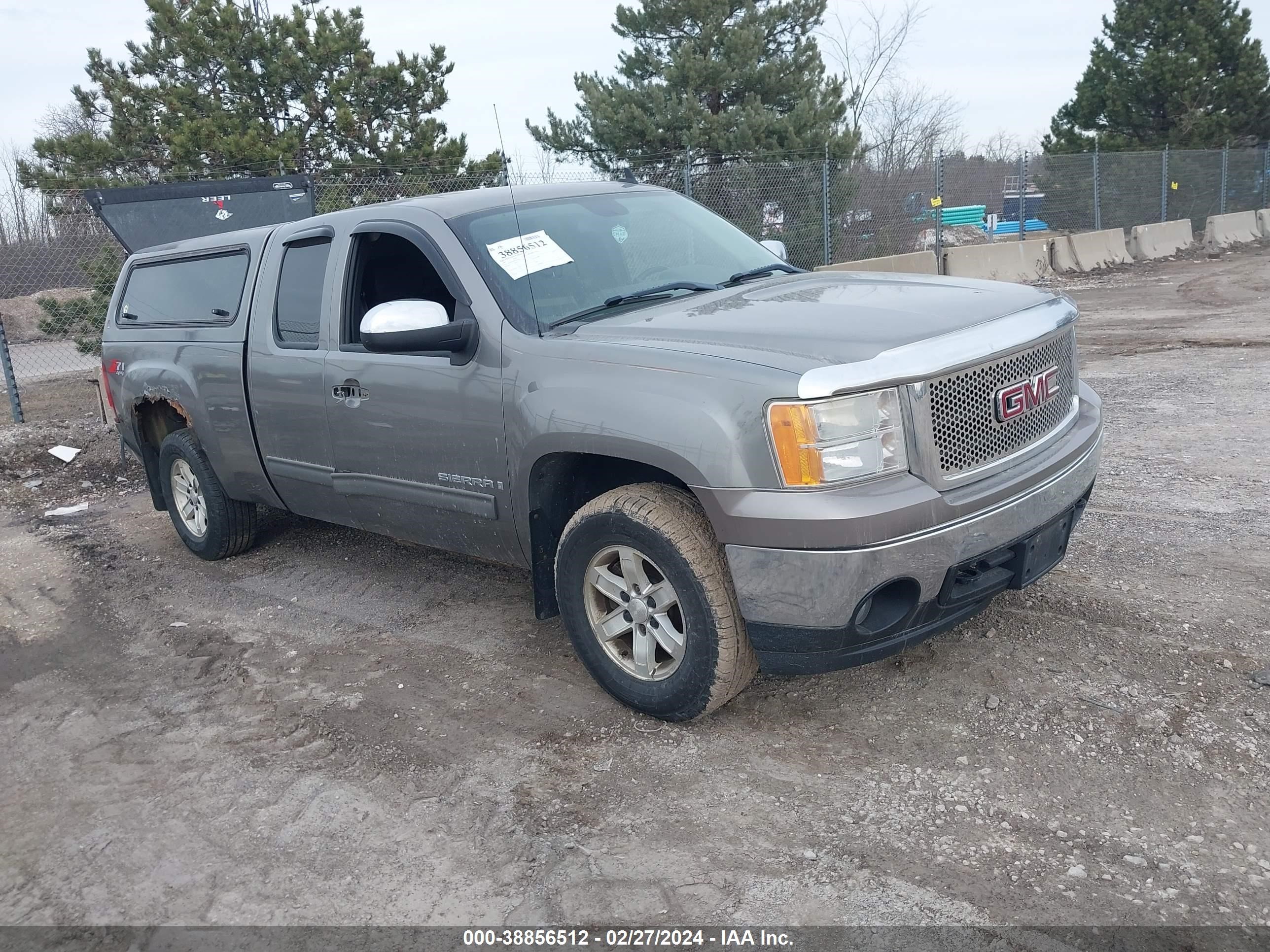 GMC SIERRA 2007 1gtek19j87z620926