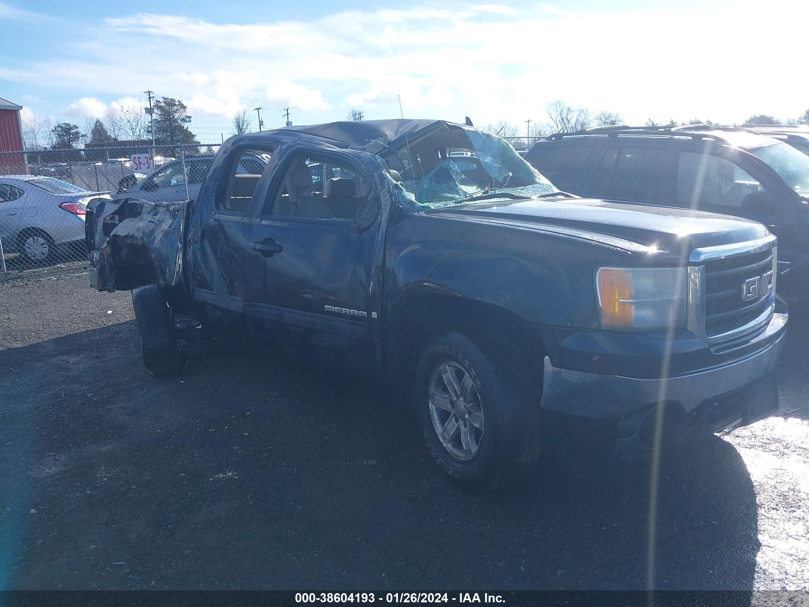 GMC SIERRA 2007 1gtek19jx7z512078