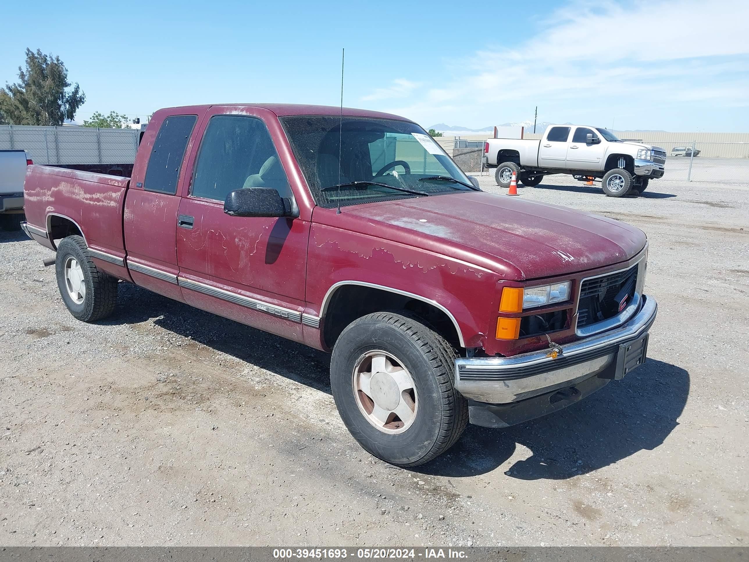 GMC SIERRA 1996 1gtek19r4te543799