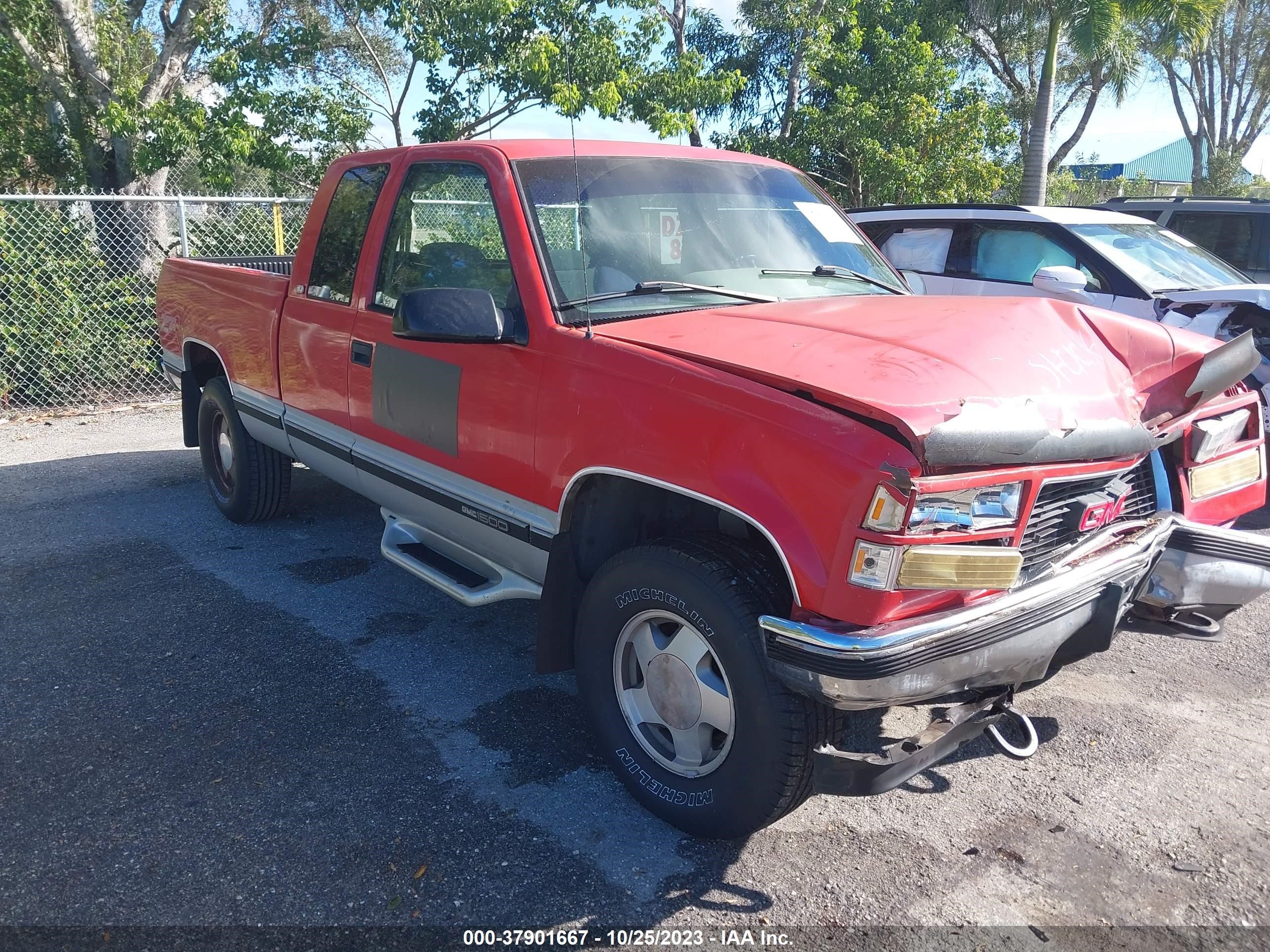 GMC SIERRA 1996 1gtek19rxte528773