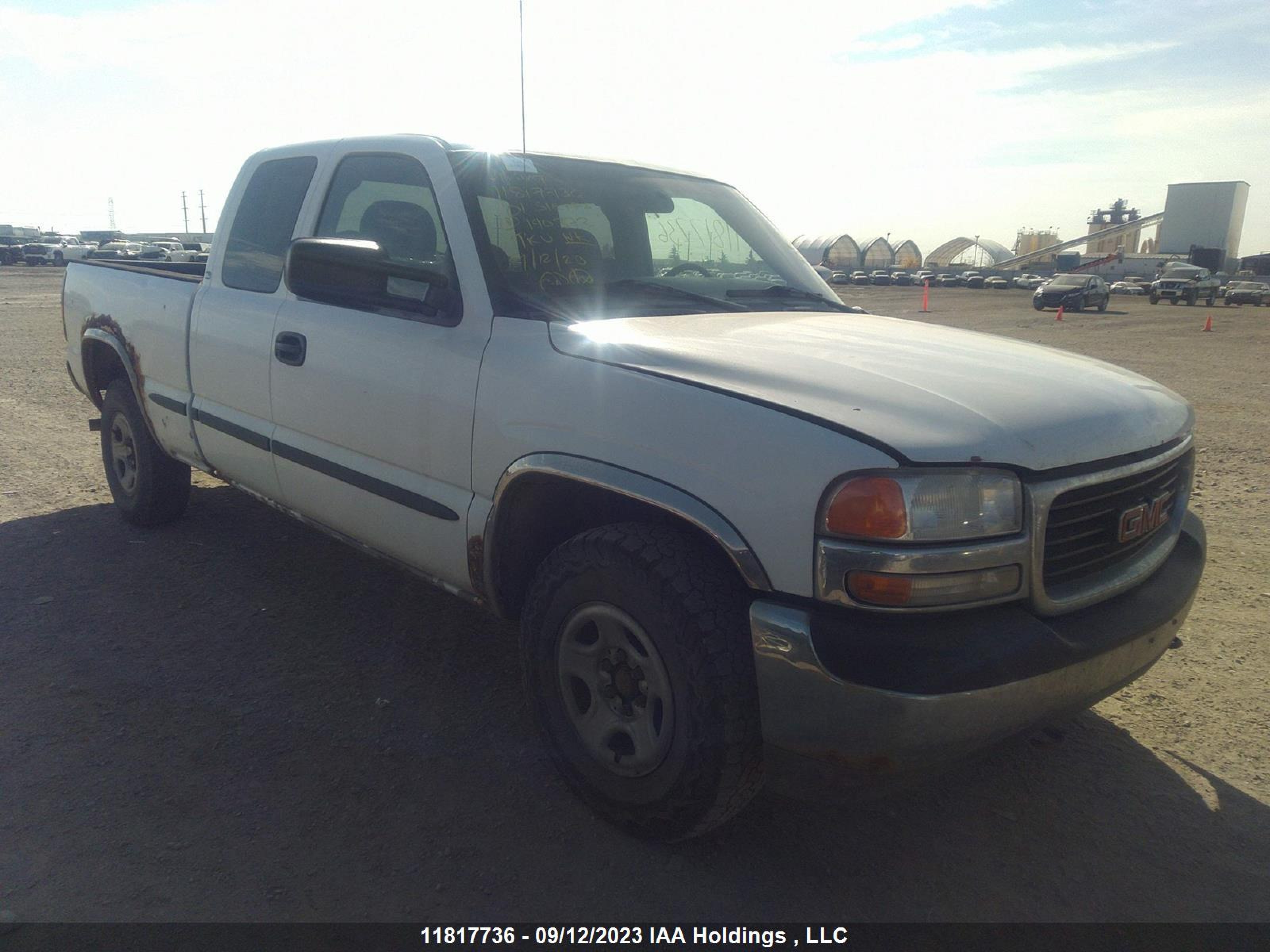 GMC SIERRA 2001 1gtek19t01z140372