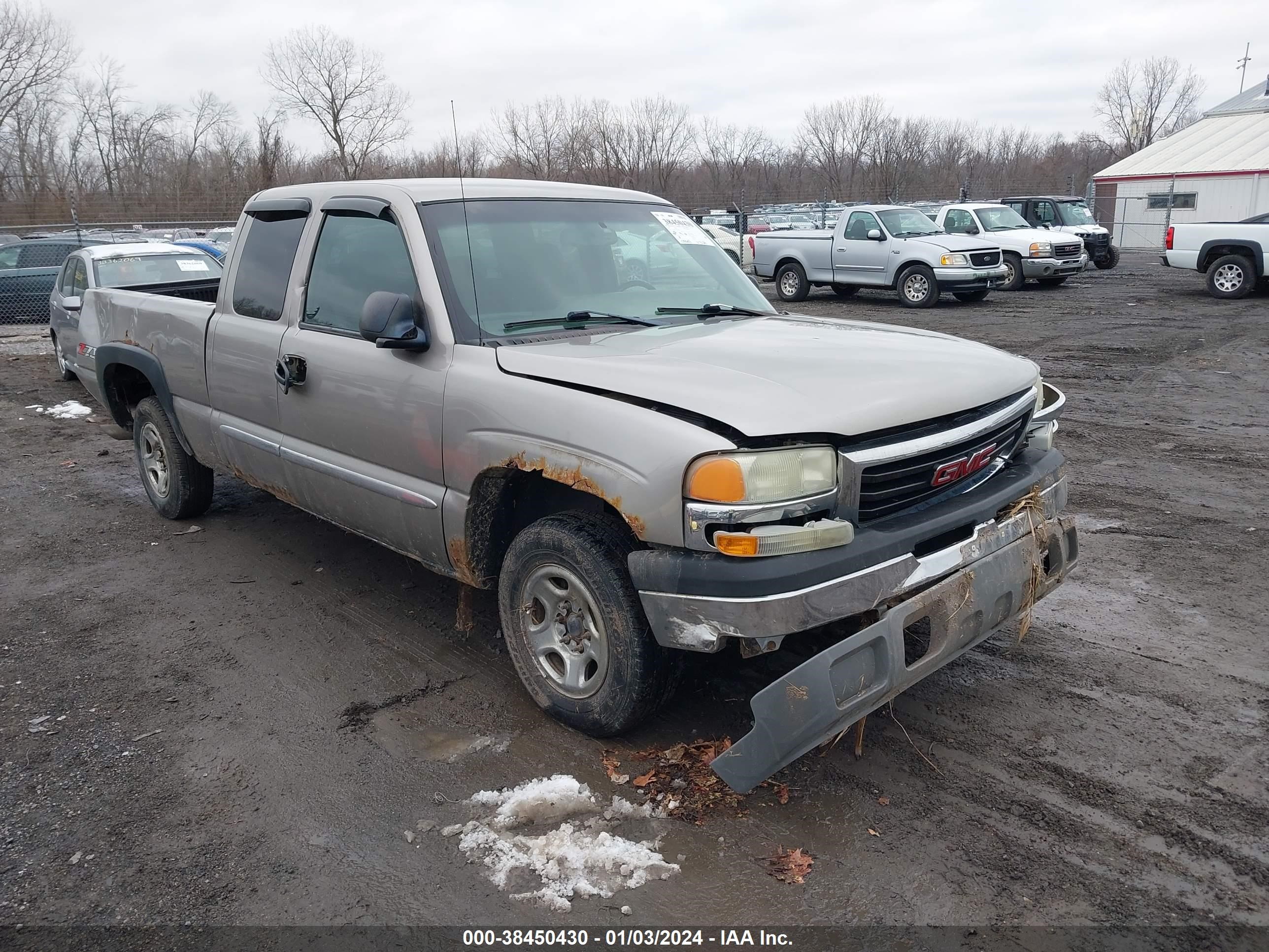 GMC SIERRA 2003 1gtek19t03e182602