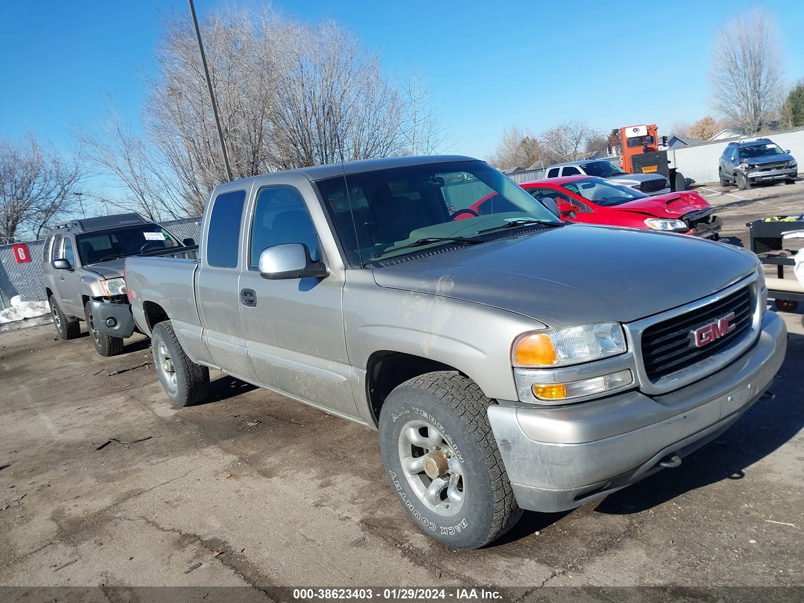 GMC SIERRA 2000 1gtek19t0ye311395