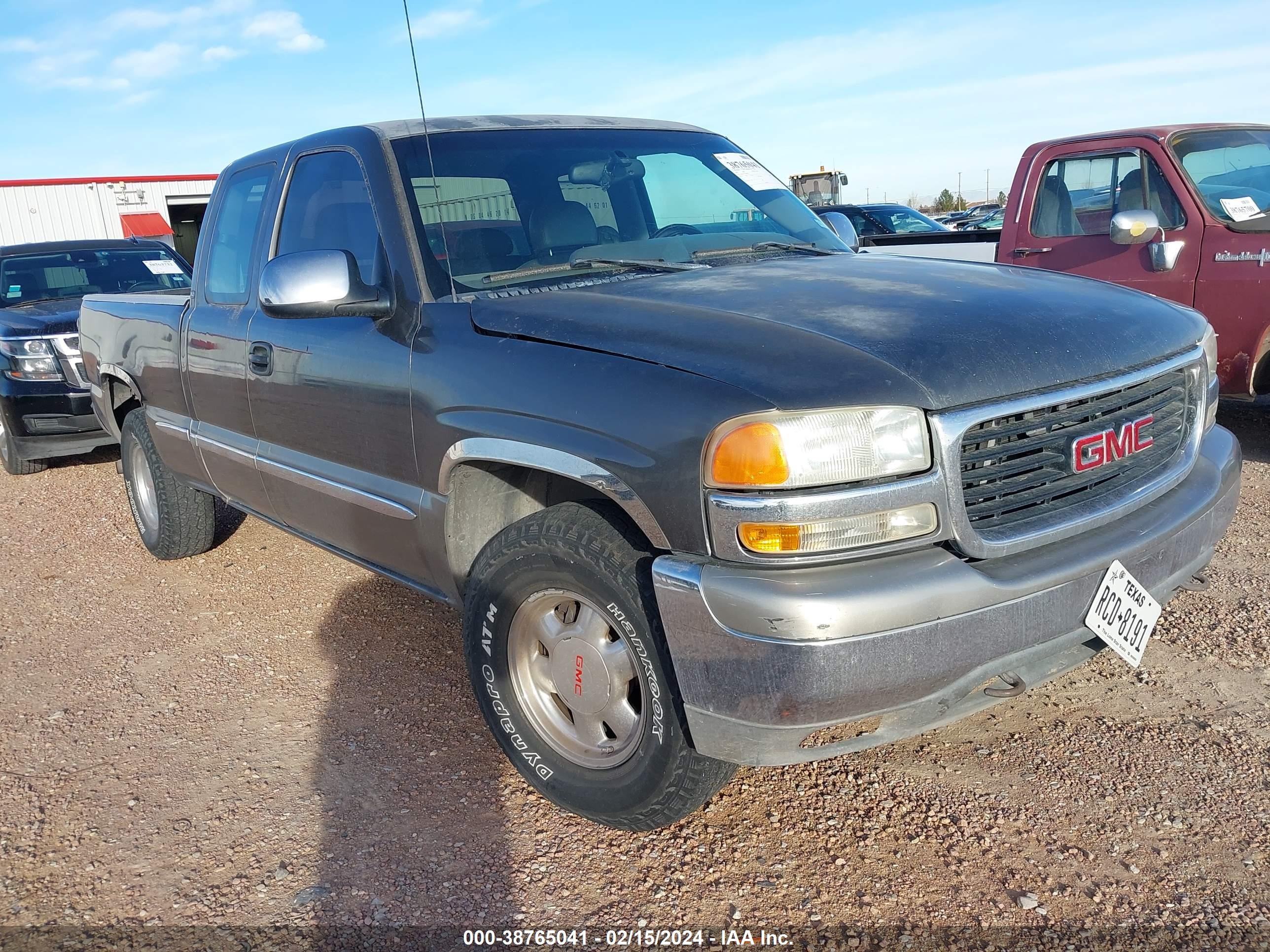 GMC SIERRA 2000 1gtek19t2ye404936