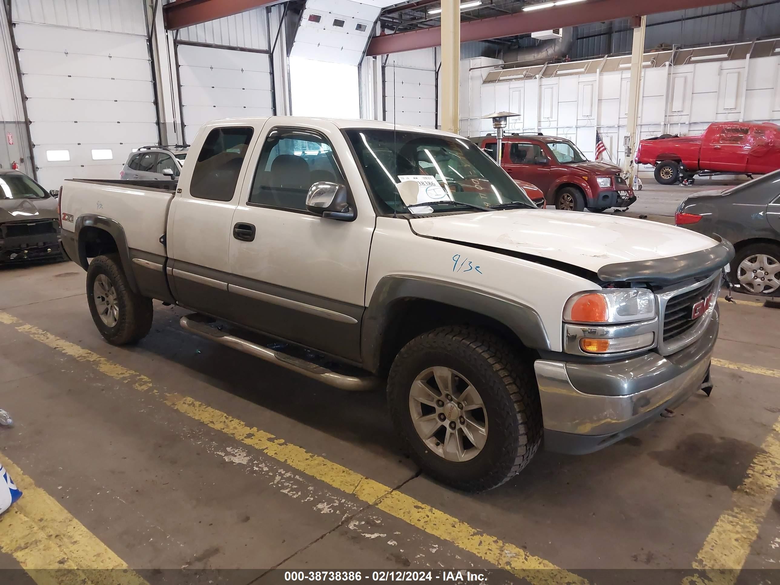 GMC SIERRA 2000 1gtek19t3yz302635