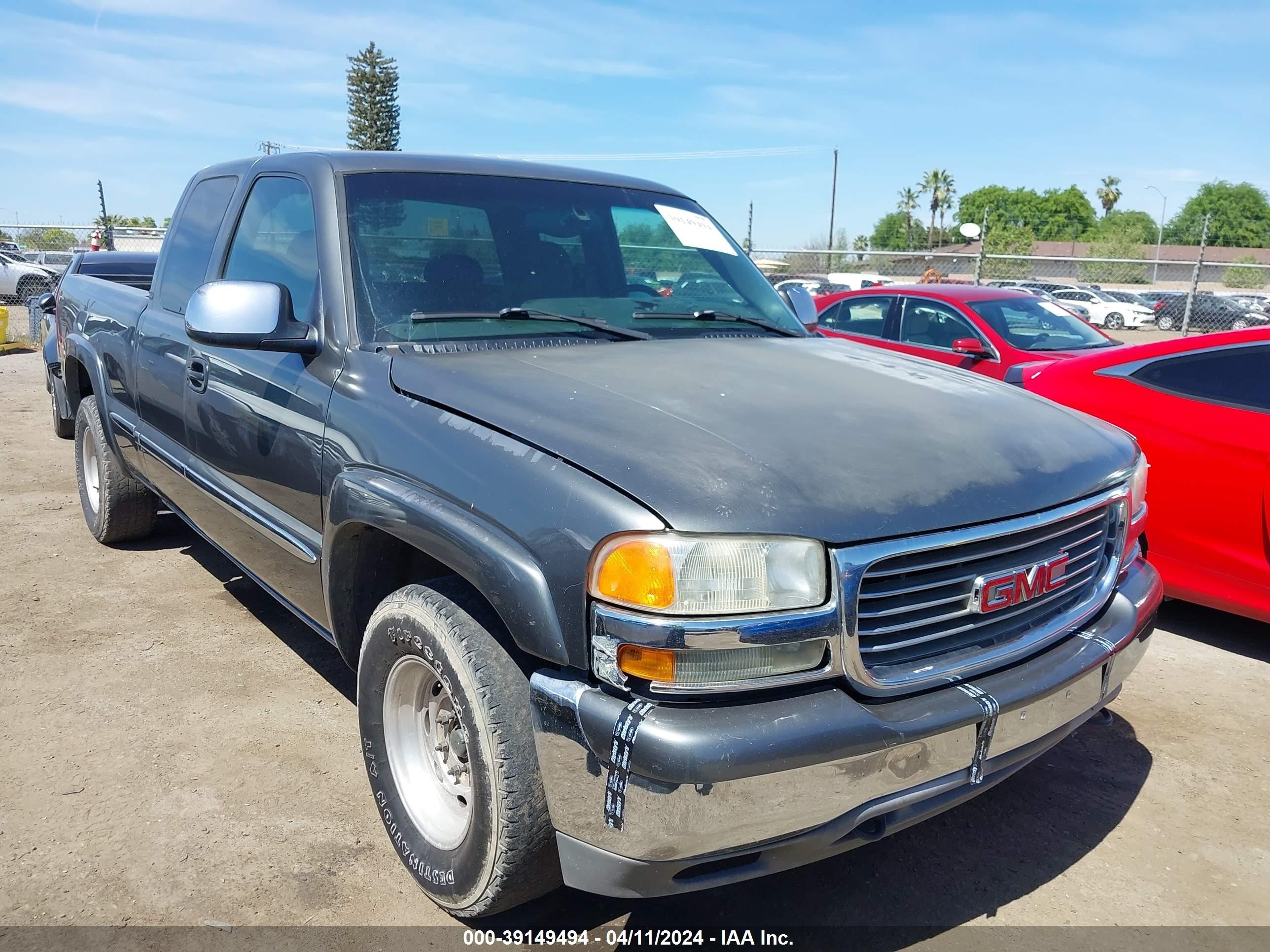 GMC SIERRA 2001 1gtek19t51e135353