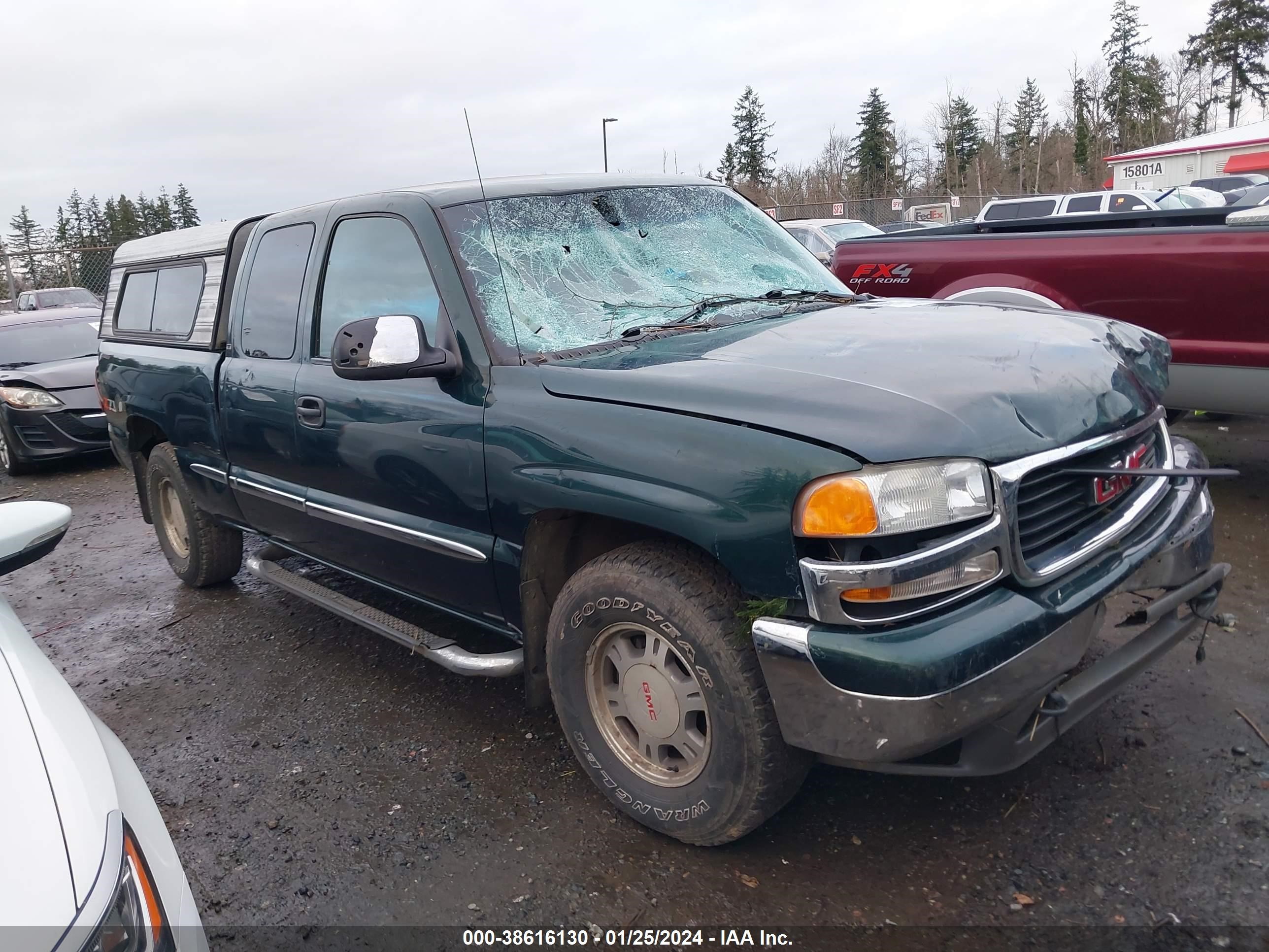 GMC SIERRA 2001 1gtek19t51e168000