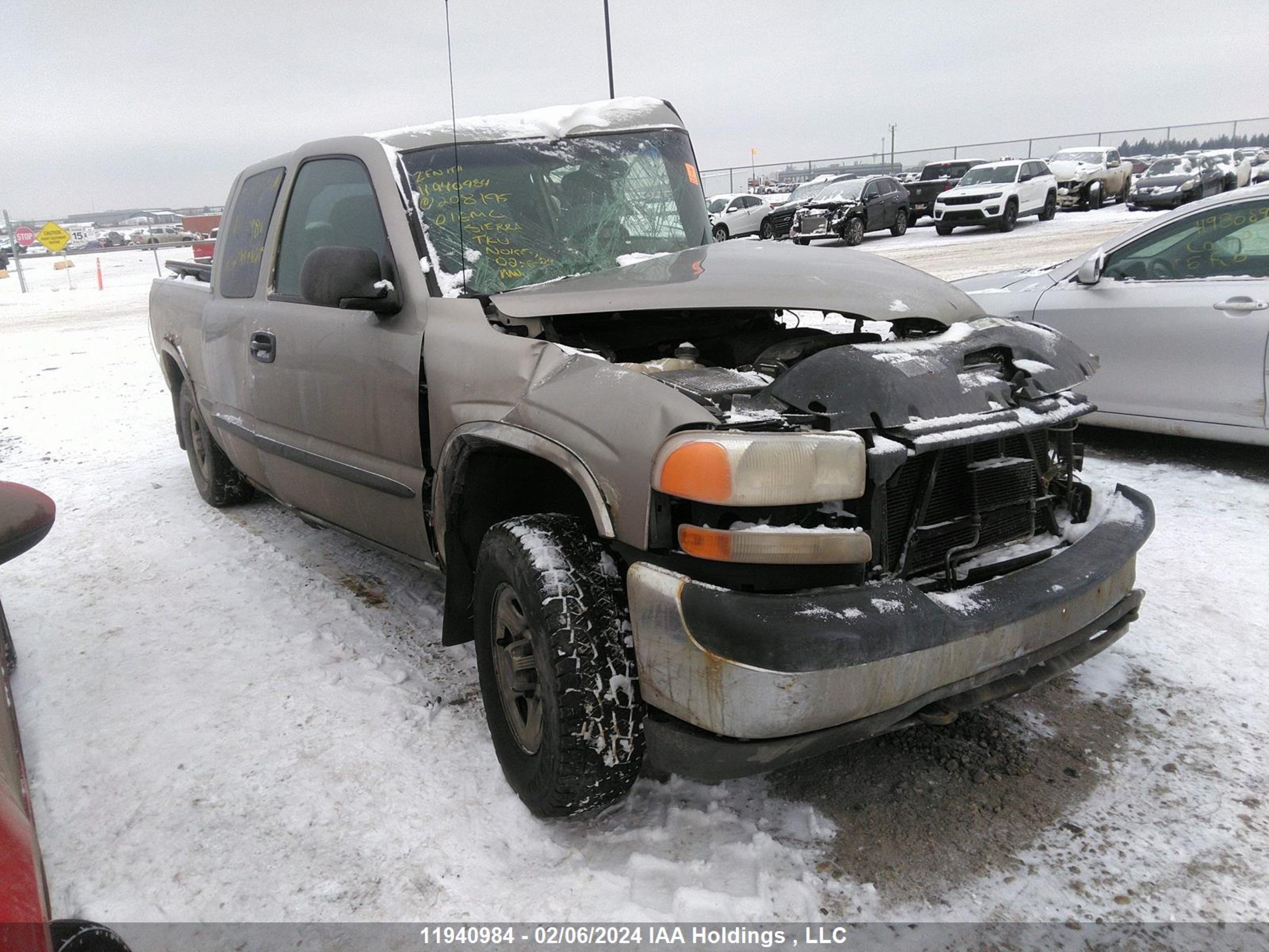 GMC SIERRA 2001 1gtek19t51z208195