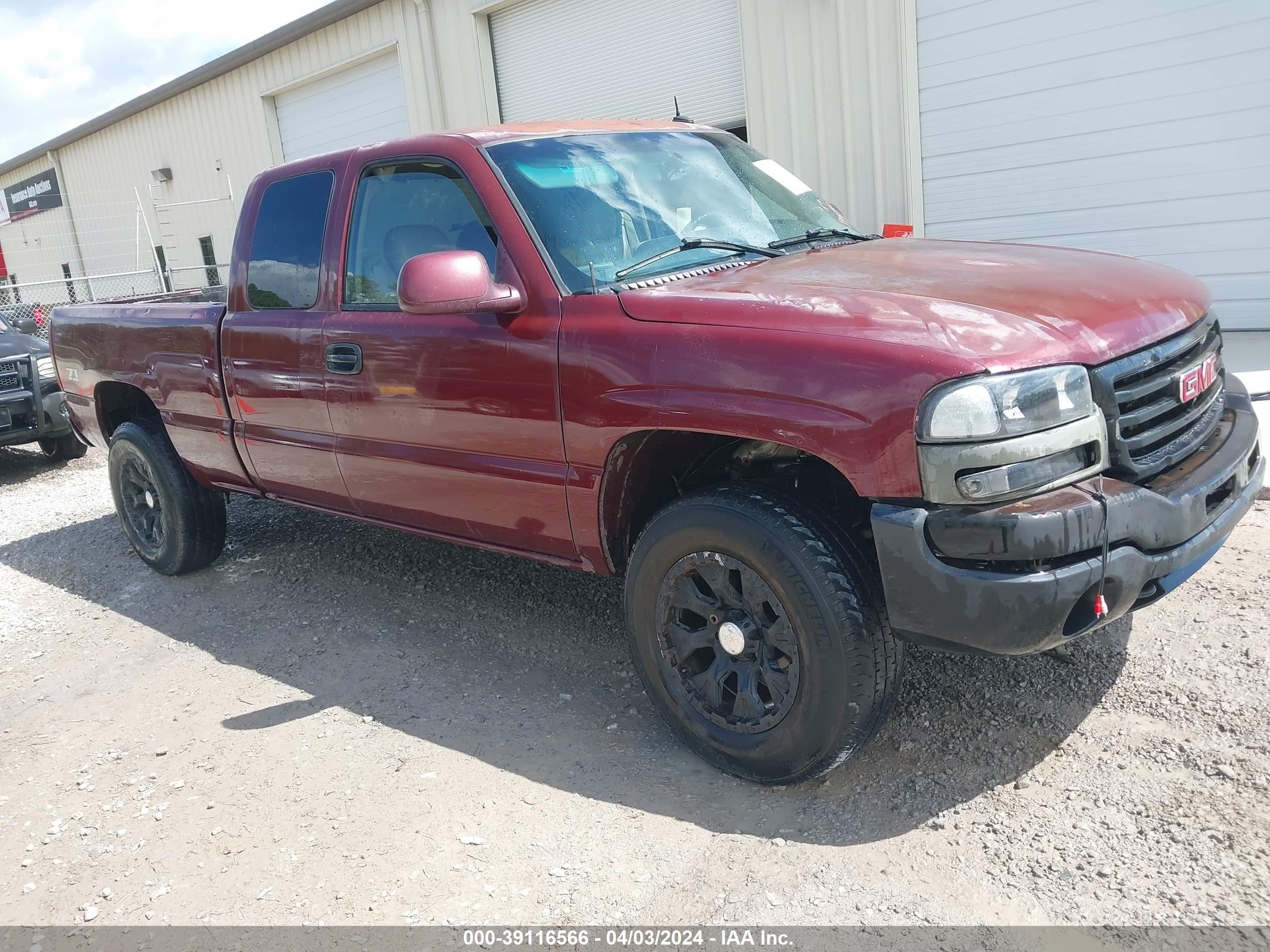 GMC SIERRA 2003 1gtek19t53z112814