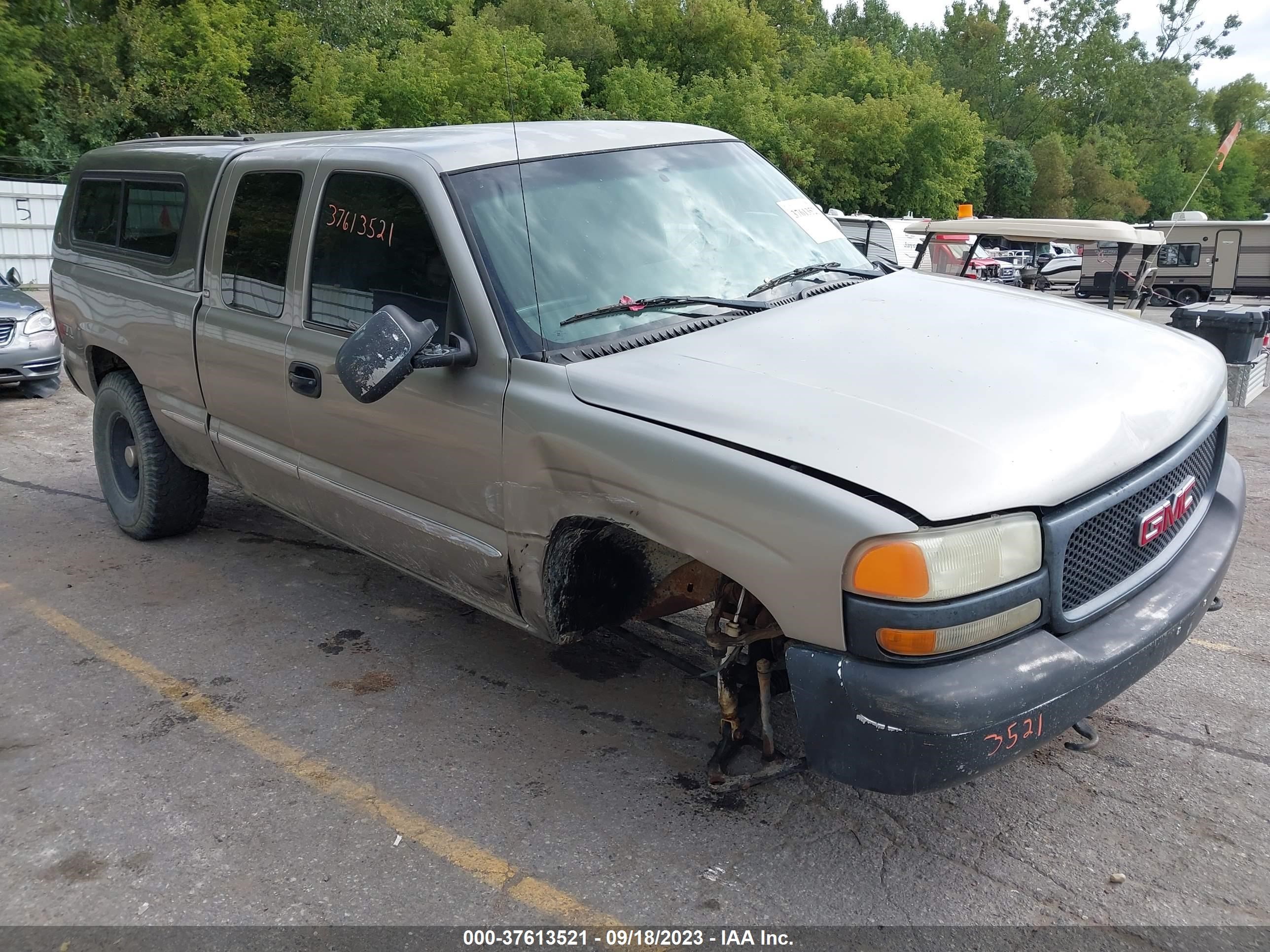 GMC SIERRA 2001 1gtek19t61e140058