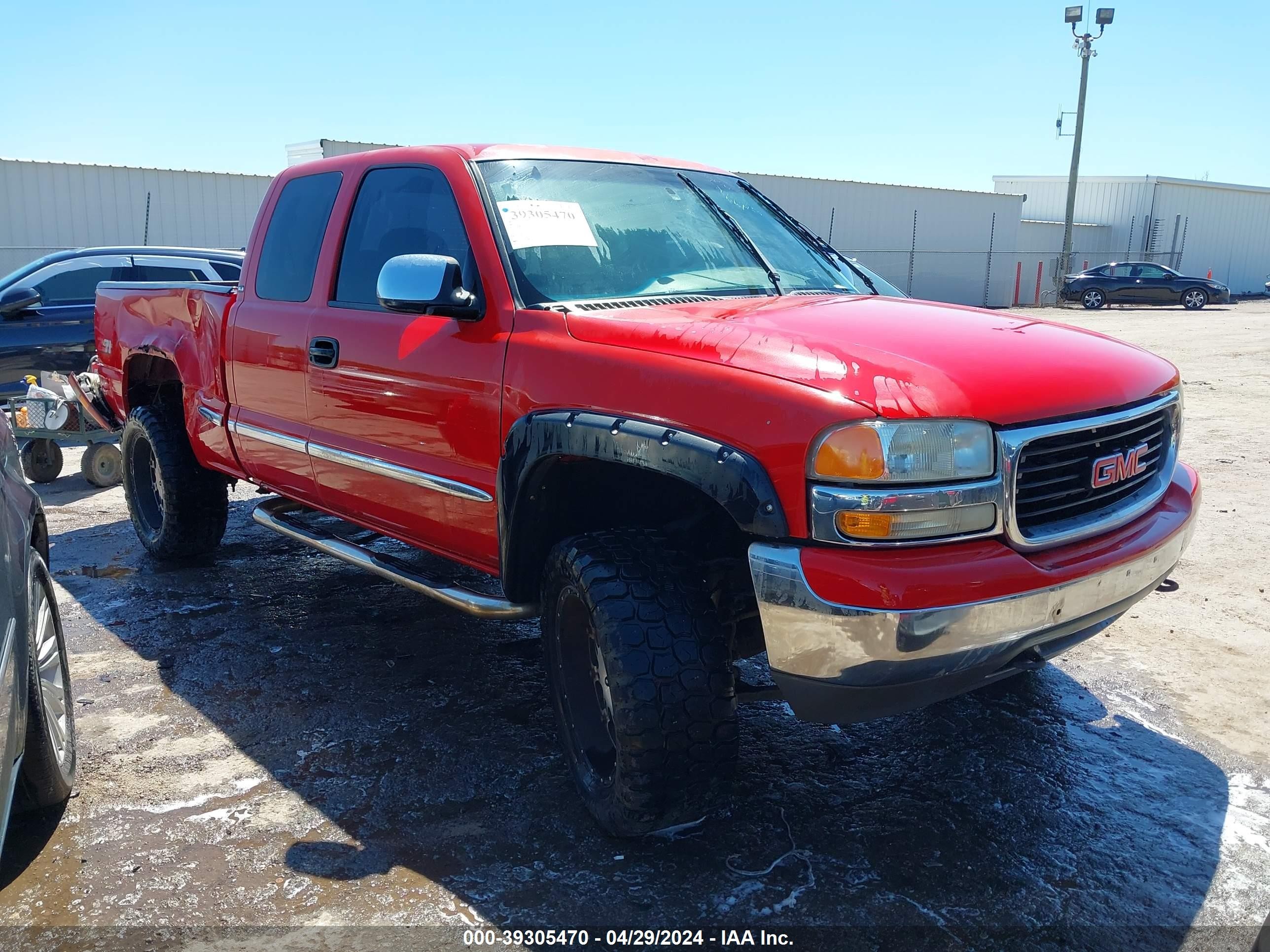 GMC SIERRA 2000 1gtek19t6ye214590