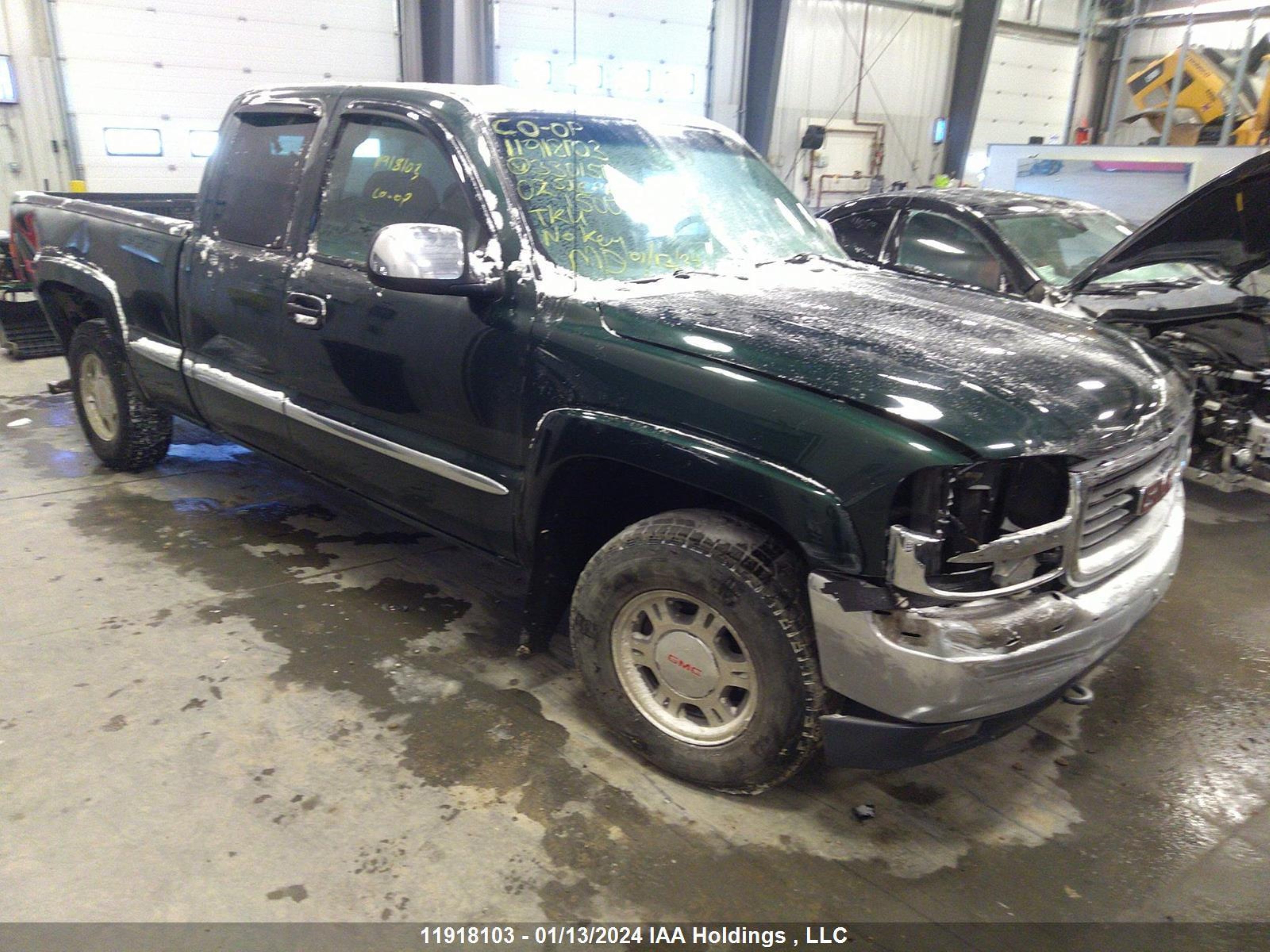 GMC SIERRA 2002 1gtek19tx2z330150