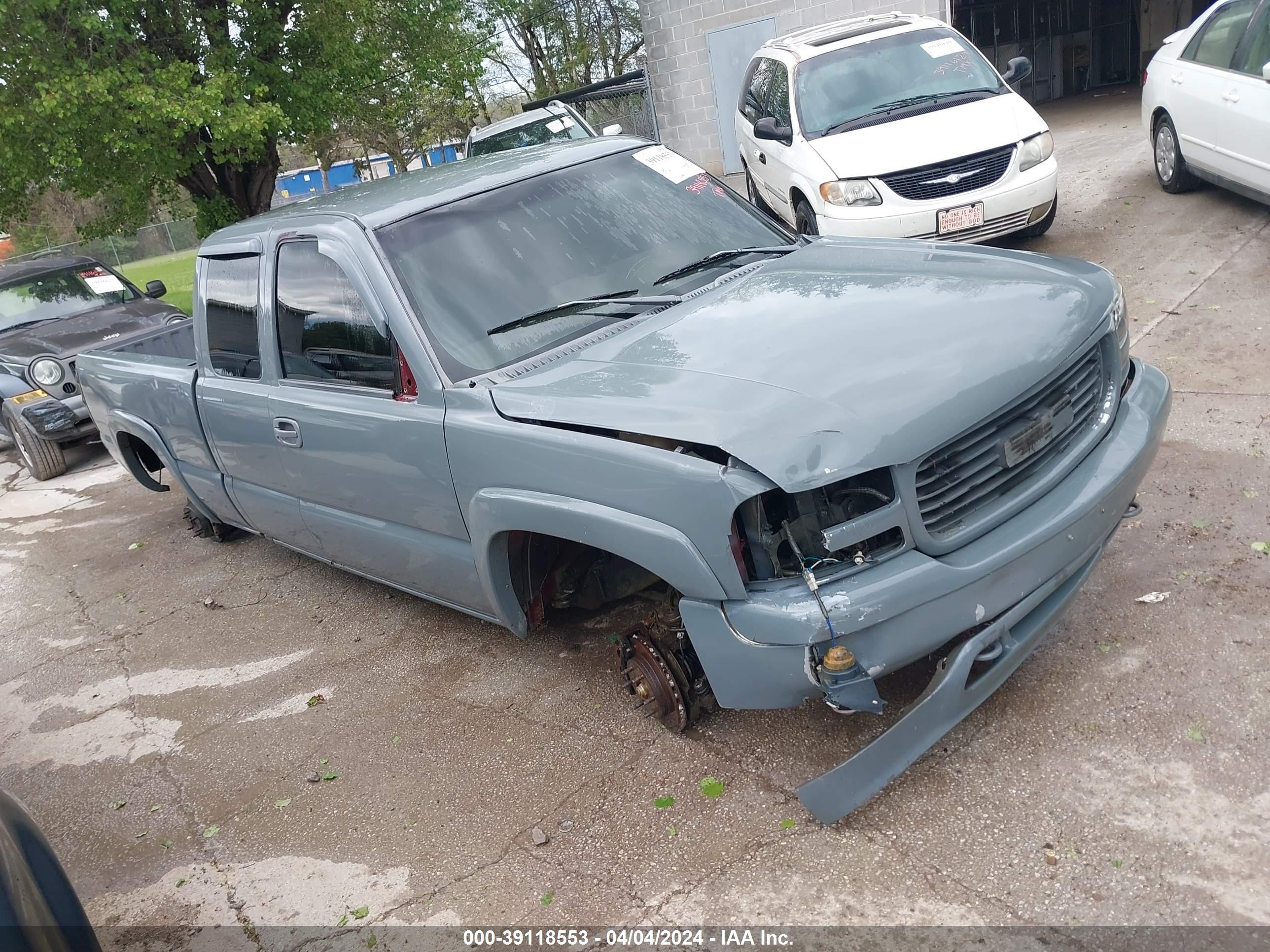 GMC SIERRA 2000 1gtek19v1ye352717