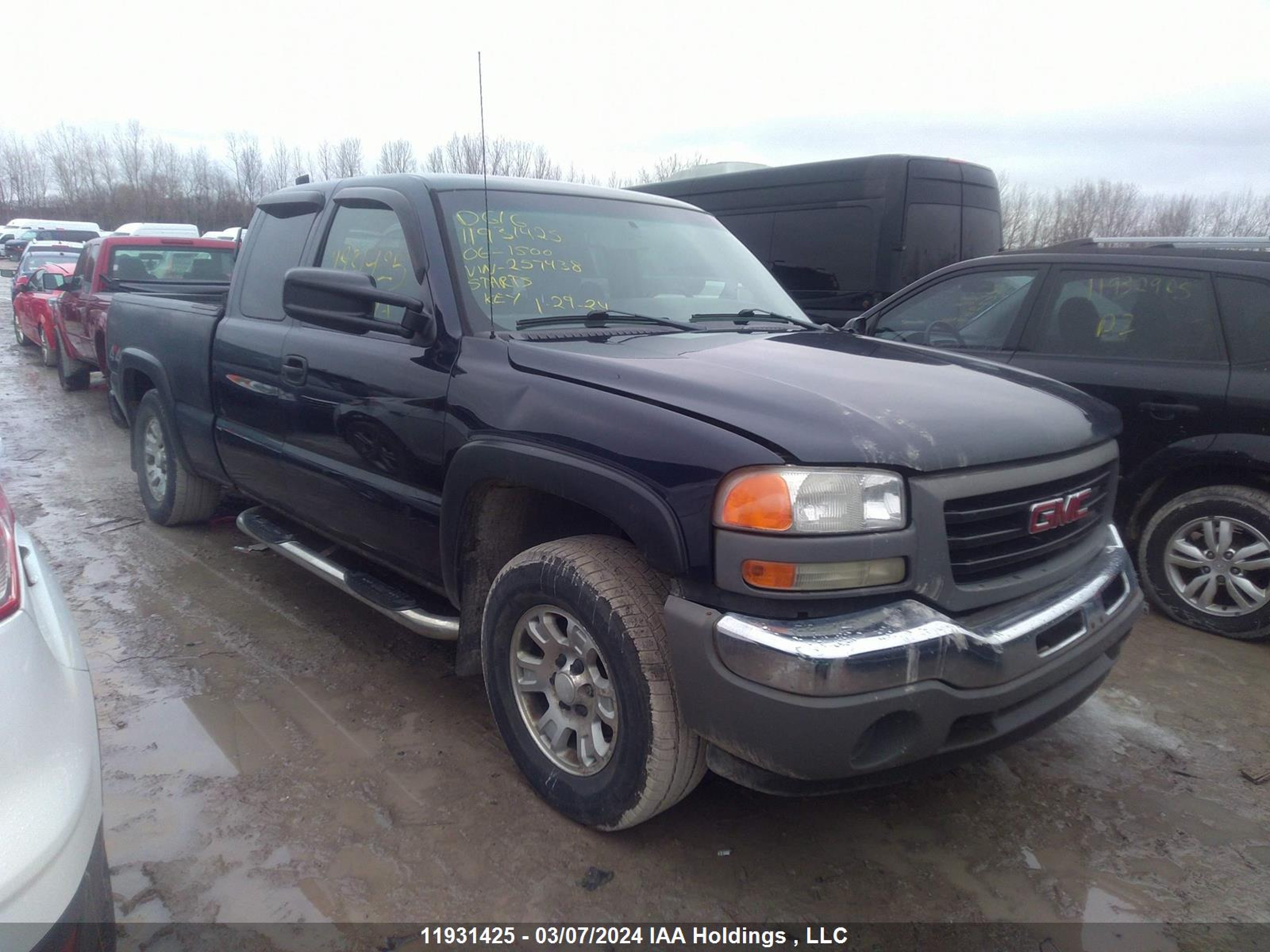 GMC SIERRA 2006 1gtek19v76z257438