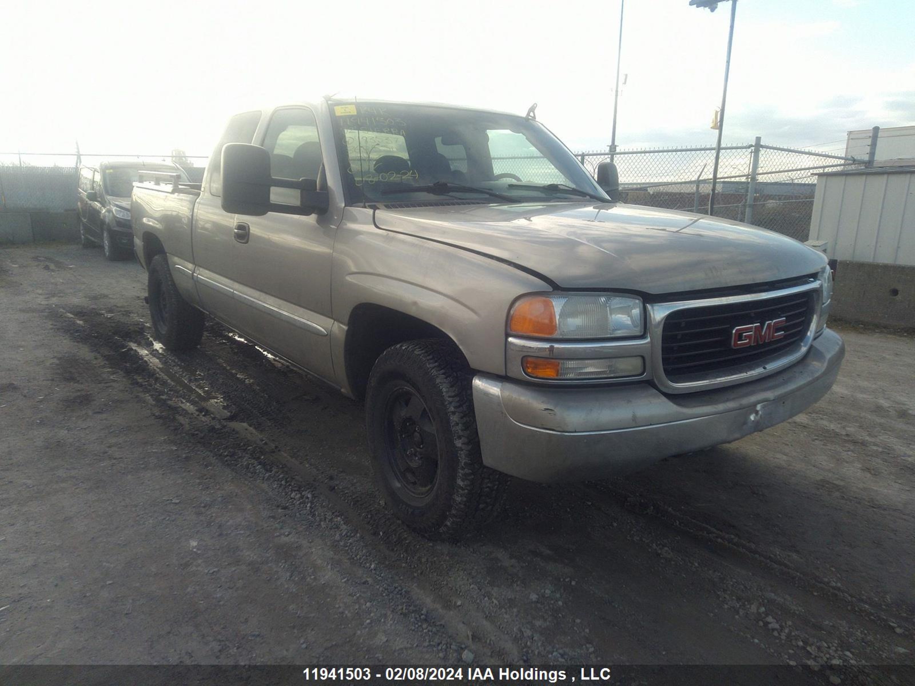 GMC SIERRA 2002 1gtek19v92e183537