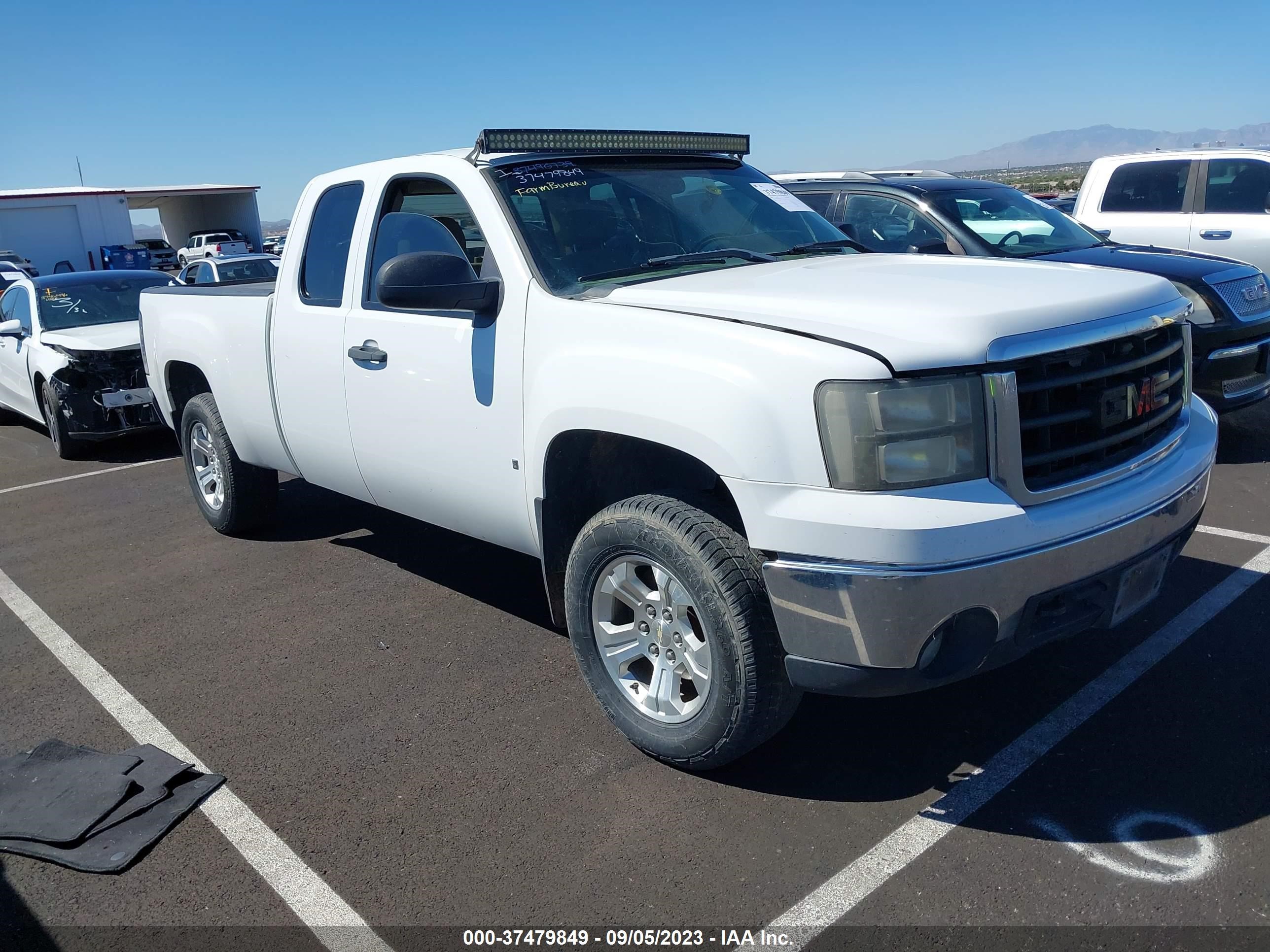 GMC SIERRA 2008 1gtek19y08z155248