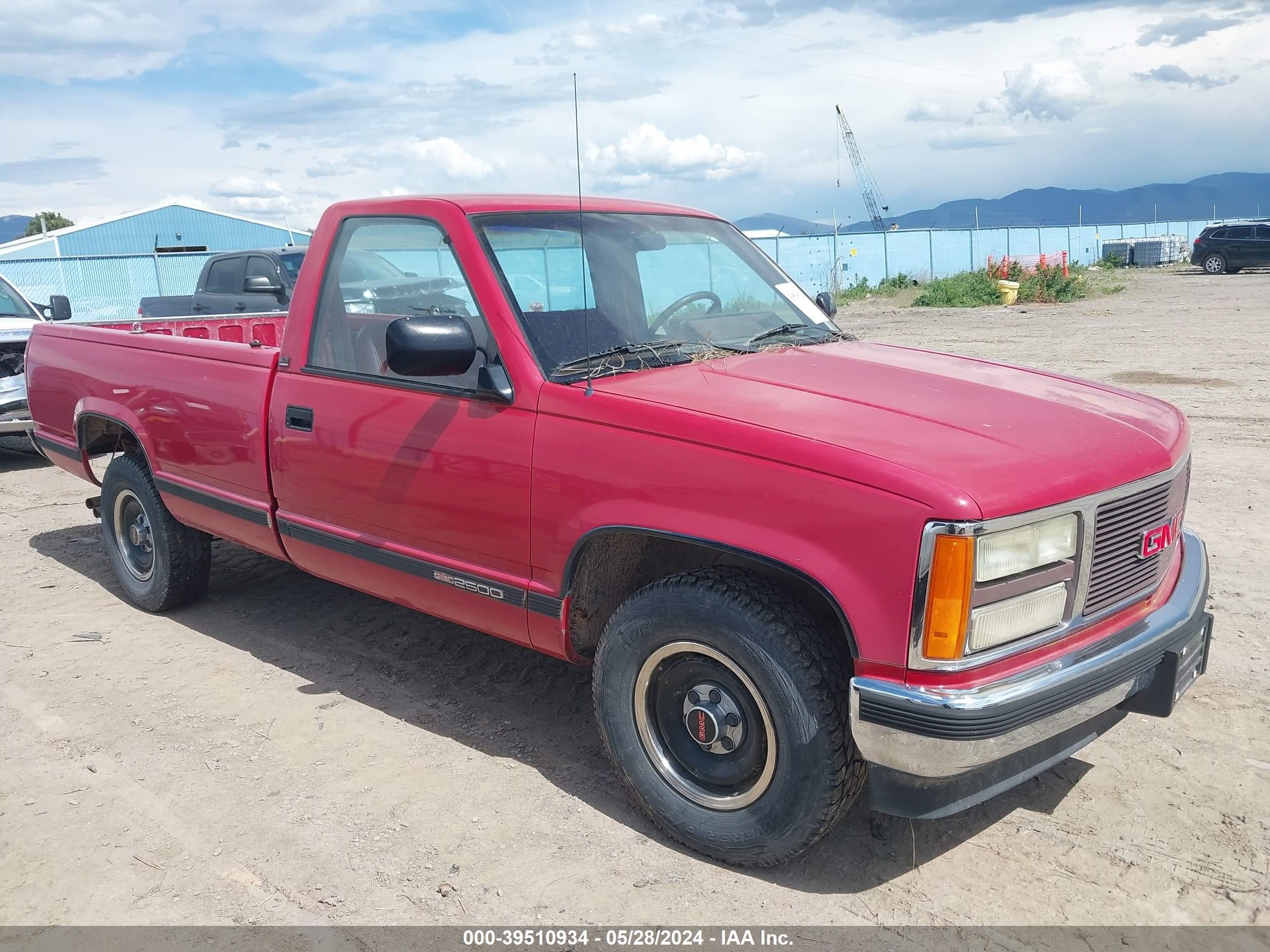 GMC SIERRA 1991 1gtfc24k0mz527790