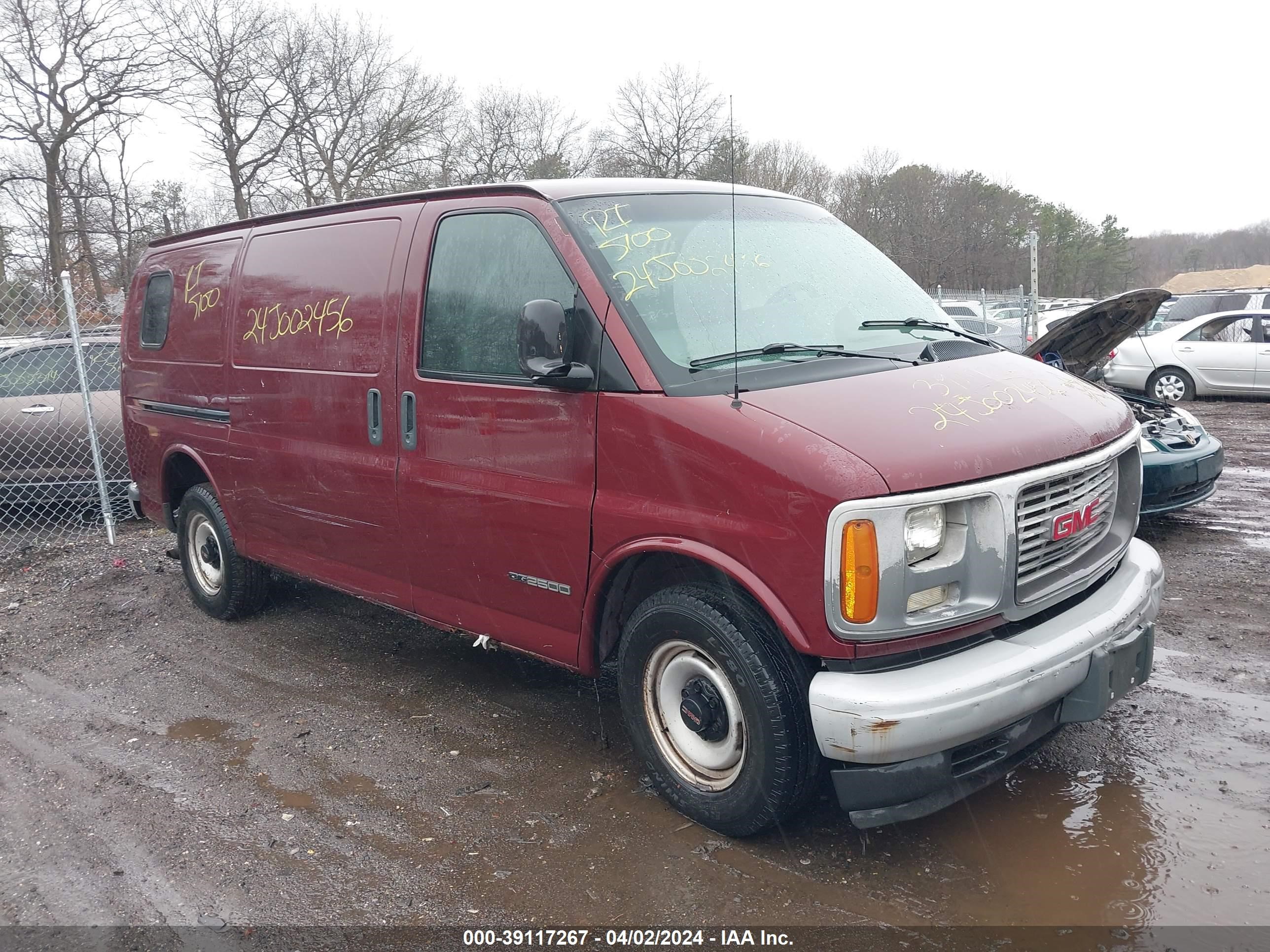 GMC SAVANA 2002 1gtfg25m621199873