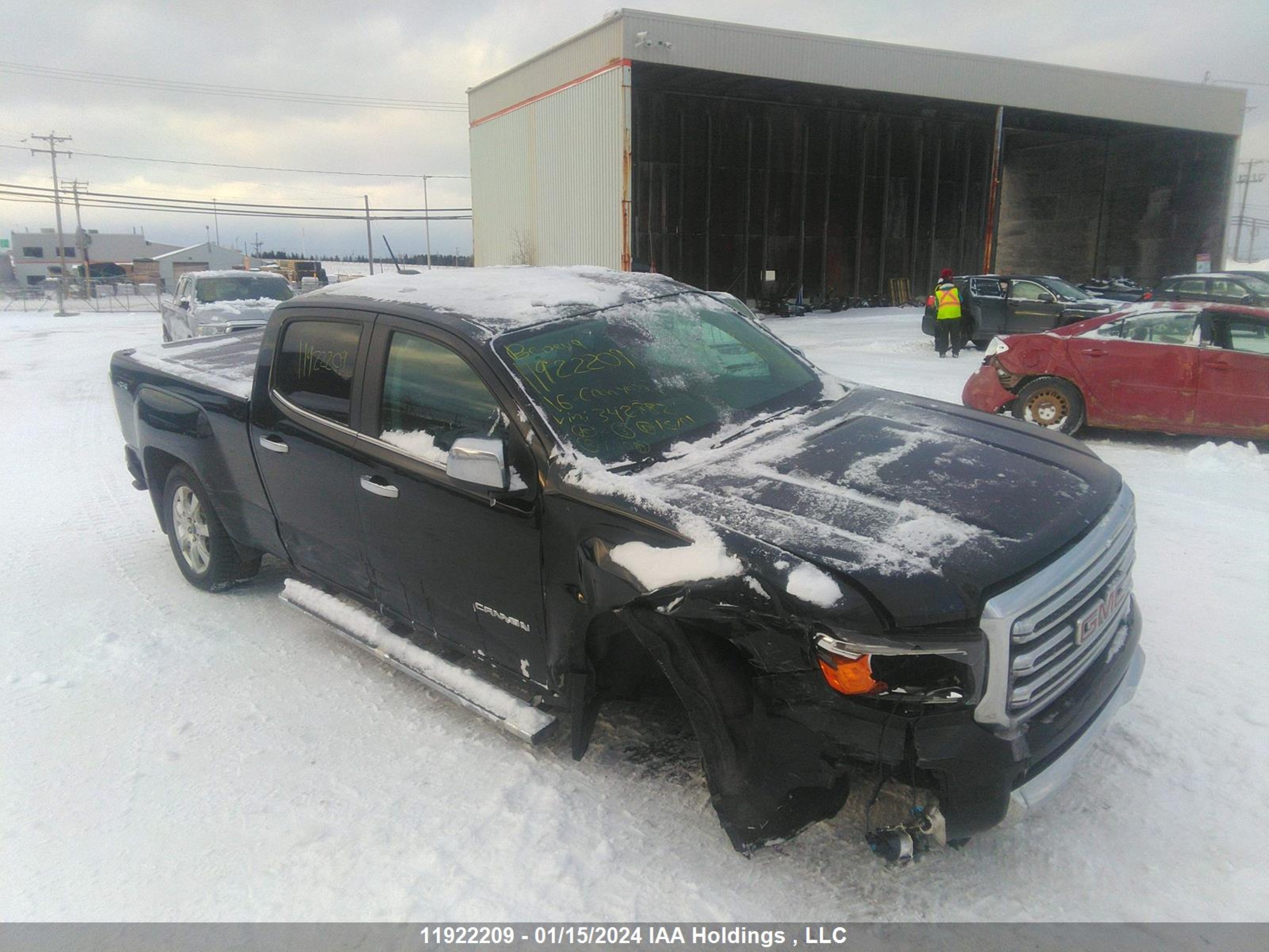 GMC CANYON 2016 1gtg6de35g1342782