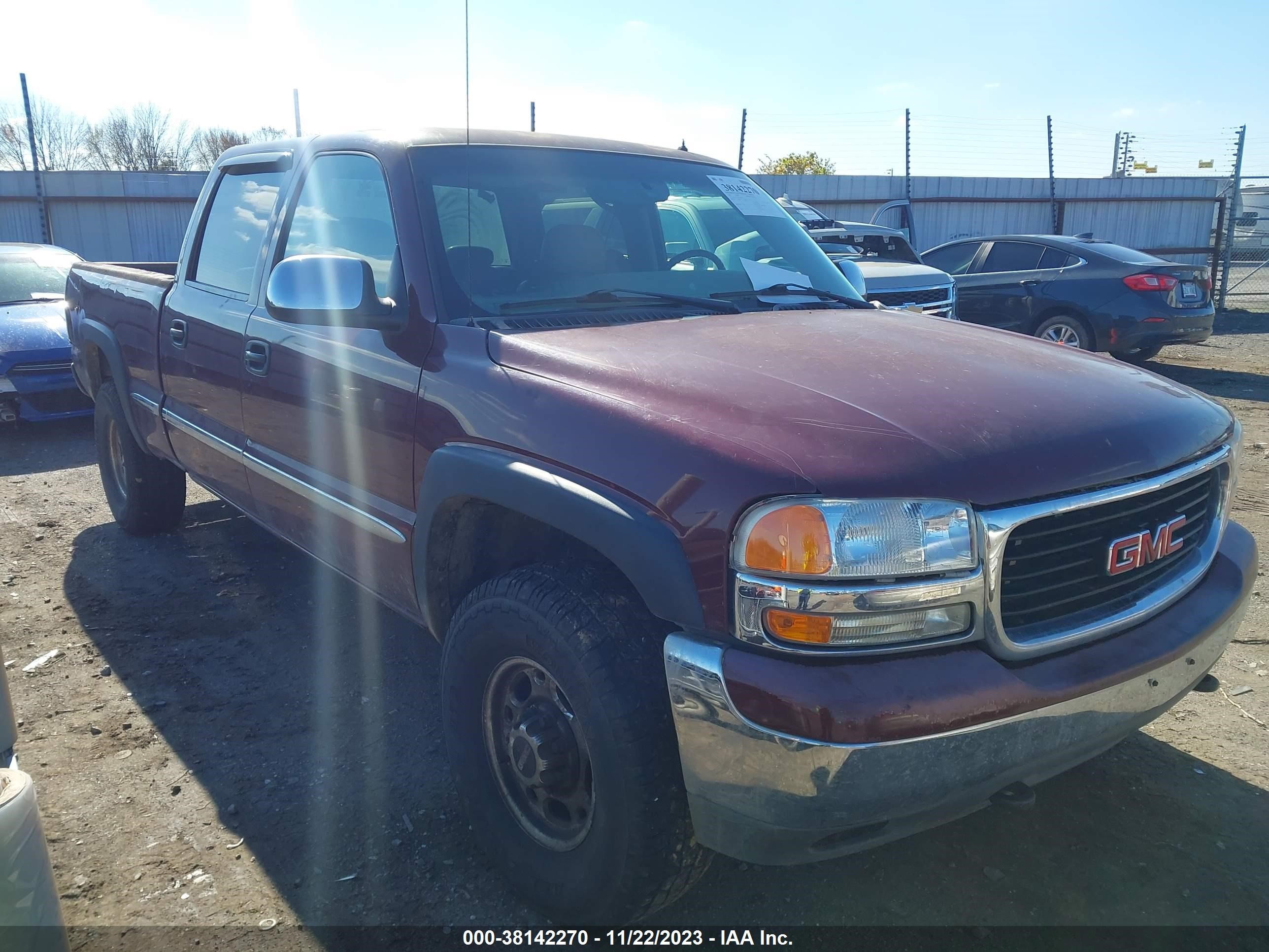 GMC SIERRA 2002 1gtgc13u52f120452