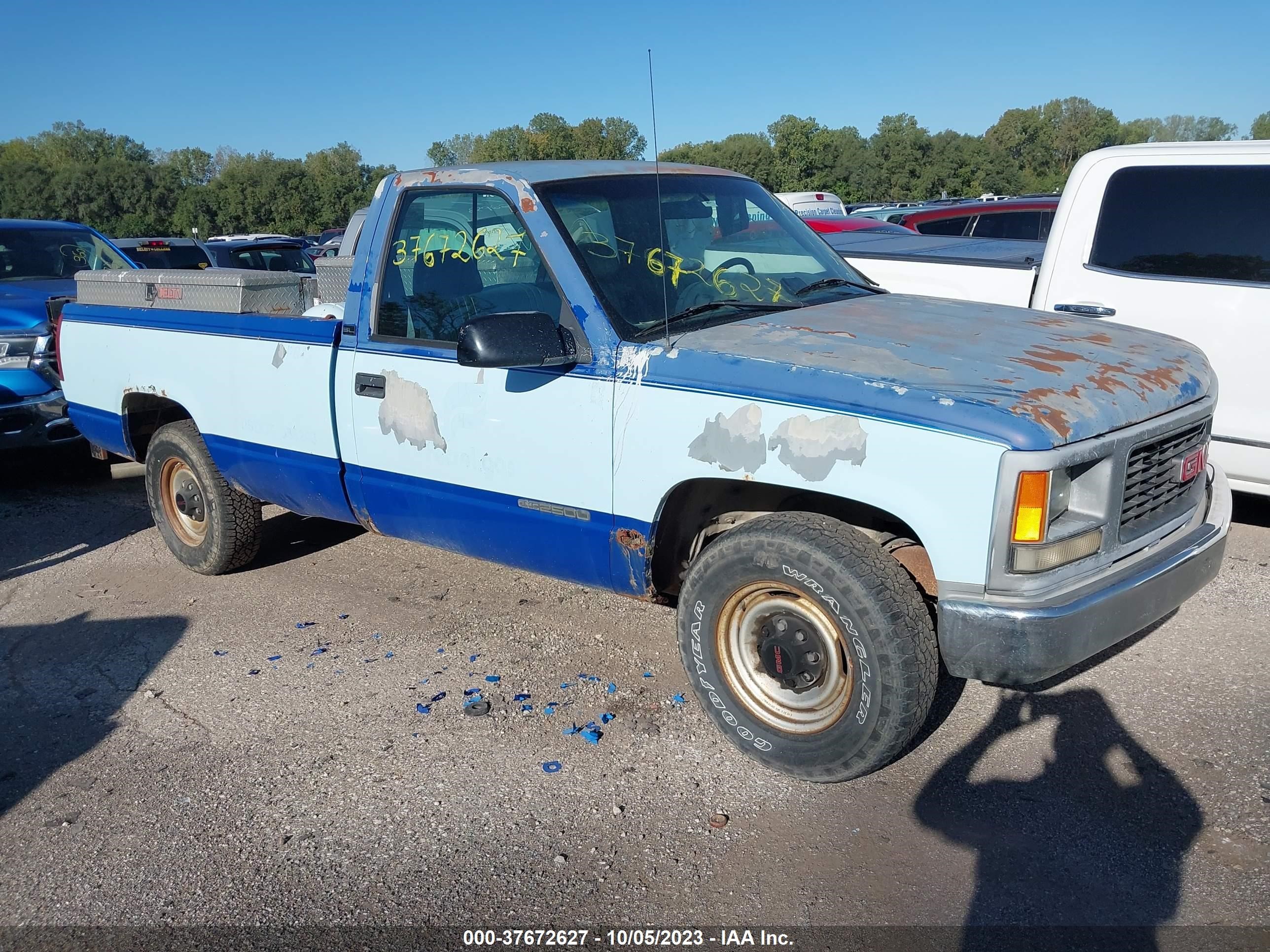 GMC SIERRA 1995 1gtgc24k8sz547321