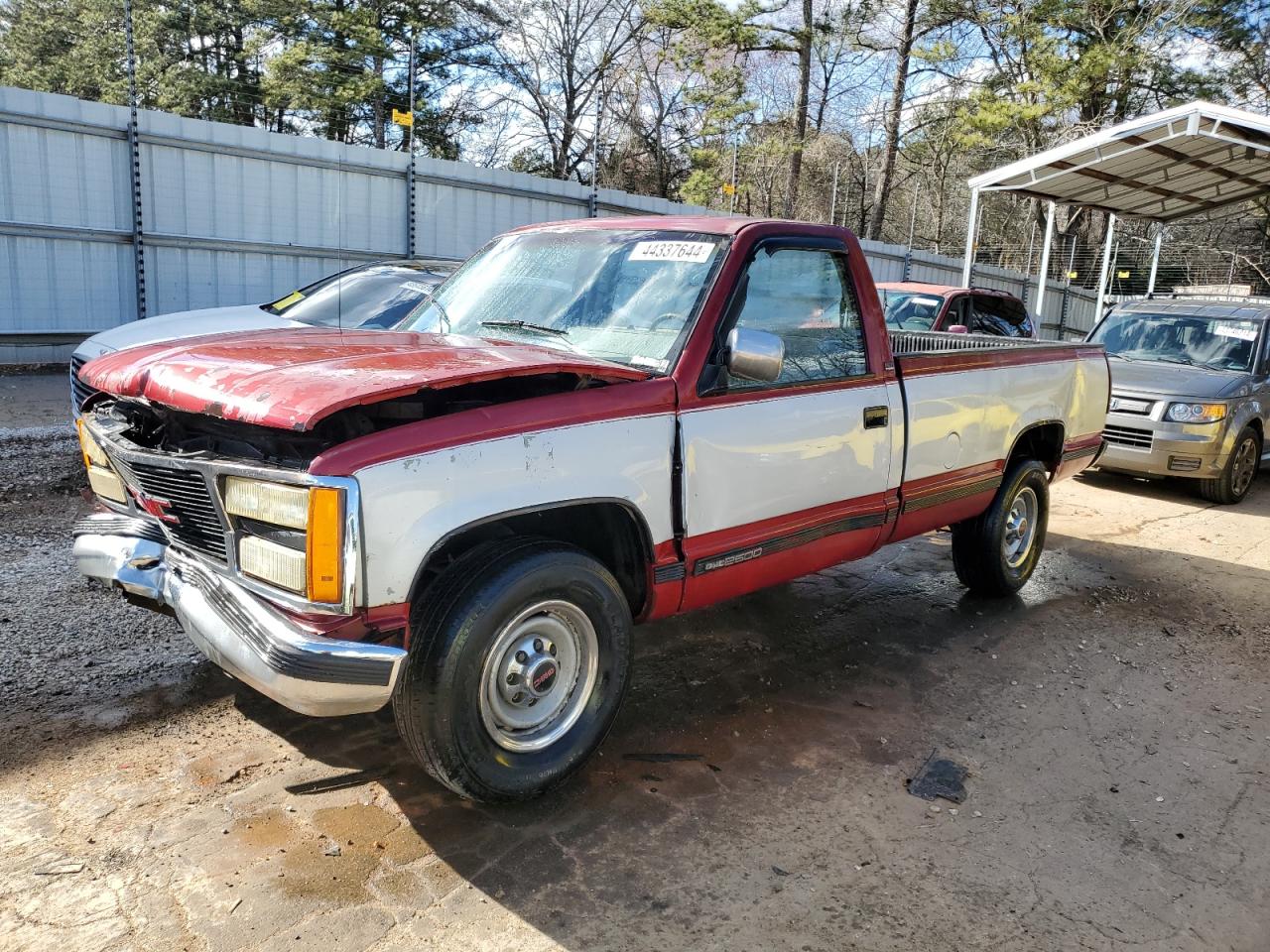 GMC SIERRA 1991 1gtgc24kxme546715