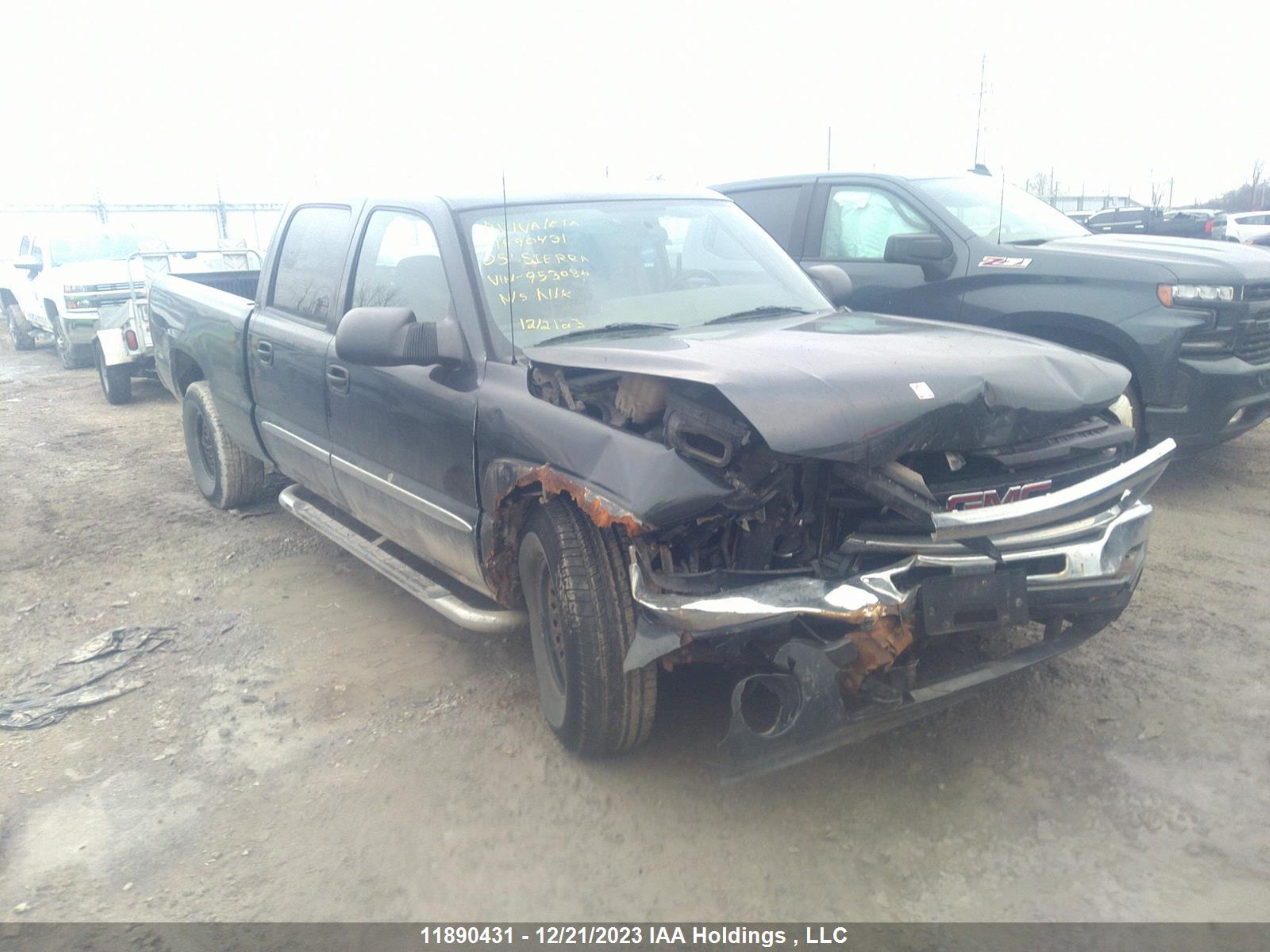 GMC SIERRA 2005 1gtgk13u85f953086