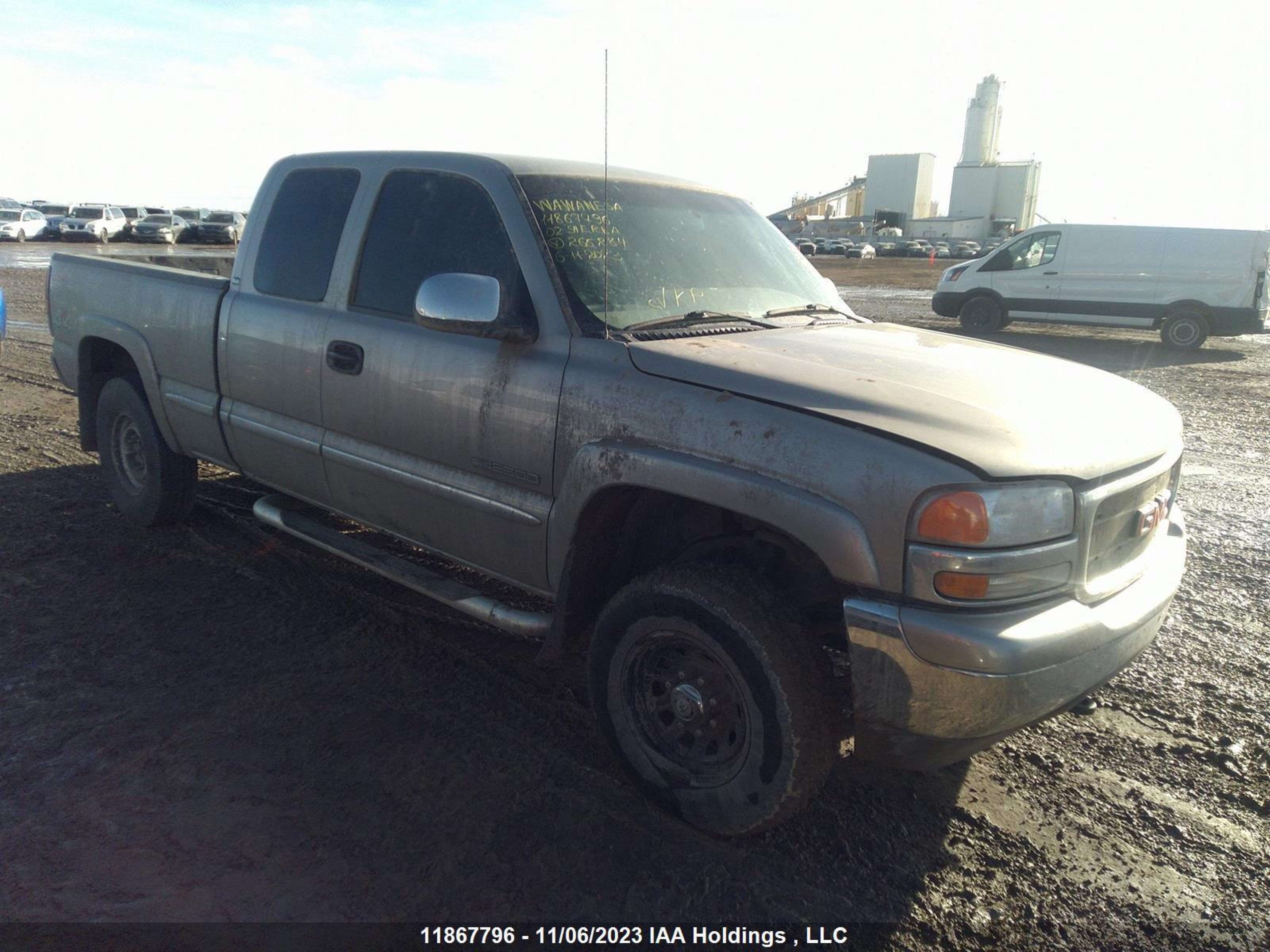 GMC ALL 2002 1gtgk29u72z266284