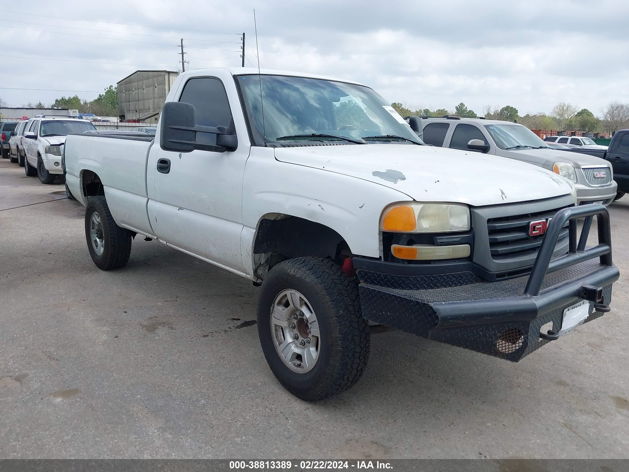 GMC SIERRA 2007 1gthc24u67e153367