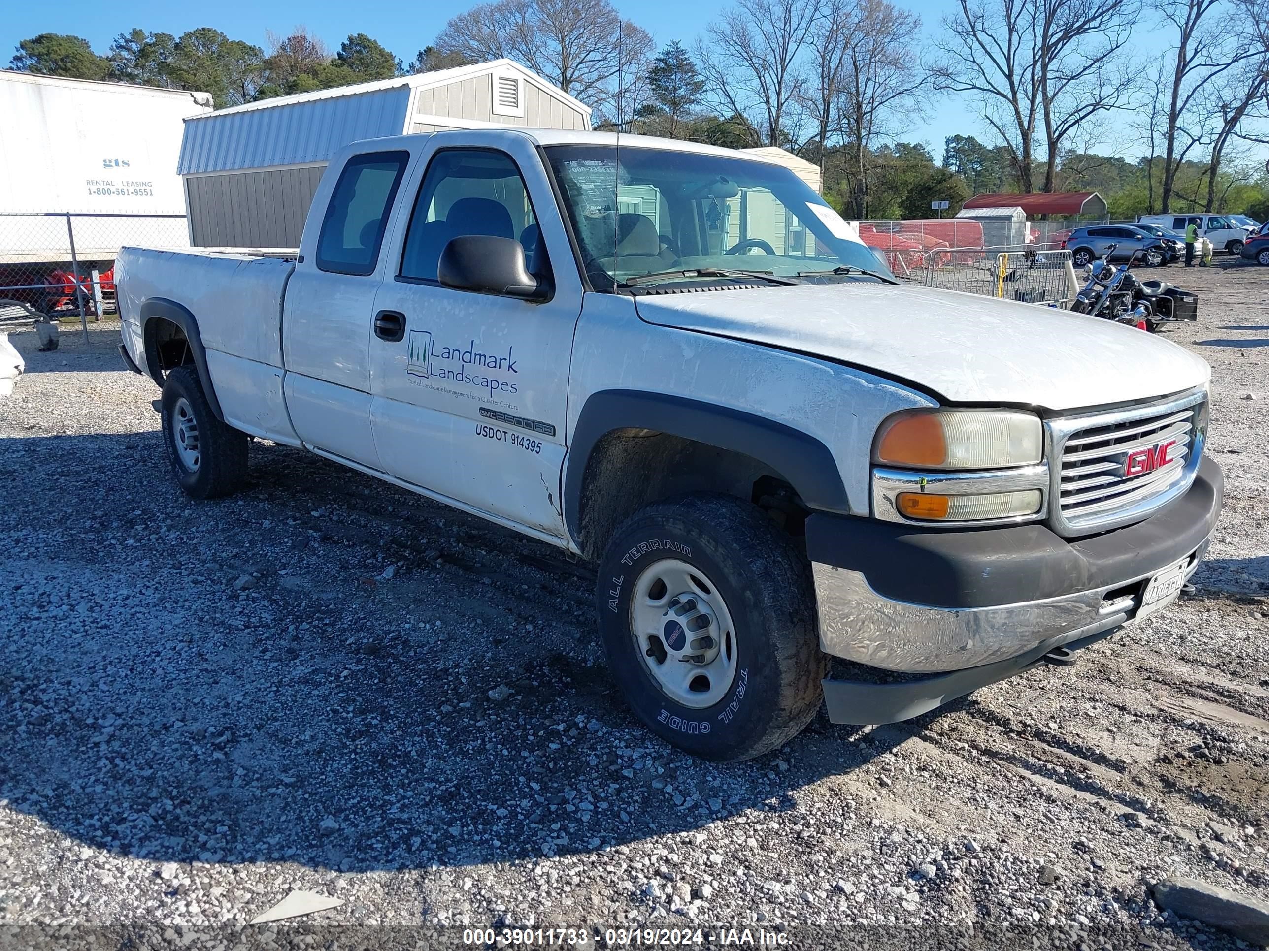 GMC SIERRA 2001 1gthc29u11e330911