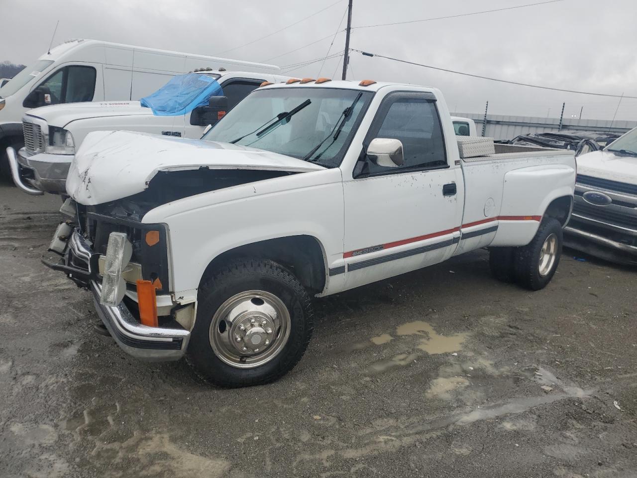 GMC SIERRA 1991 1gthc34n6me531200