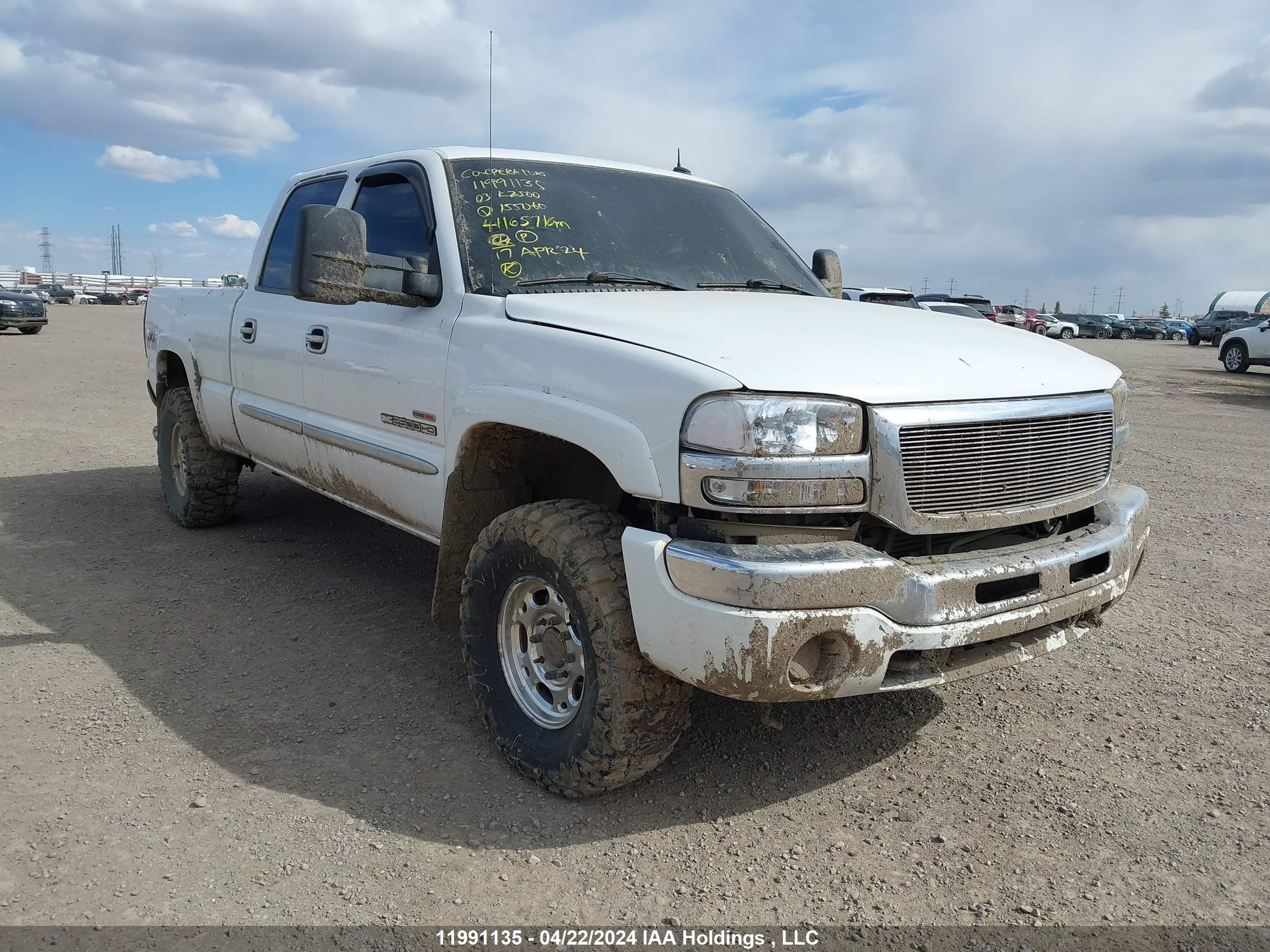 GMC SIERRA 2003 1gthk23133f155060